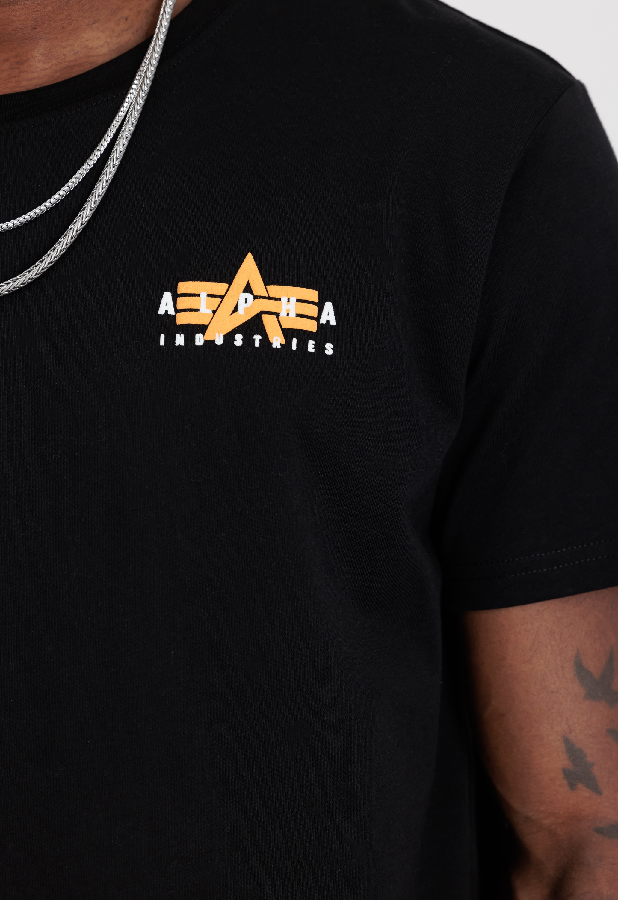 Alpha Industries T-Shirt »Puff Print Logo Backprint T-Shirt«