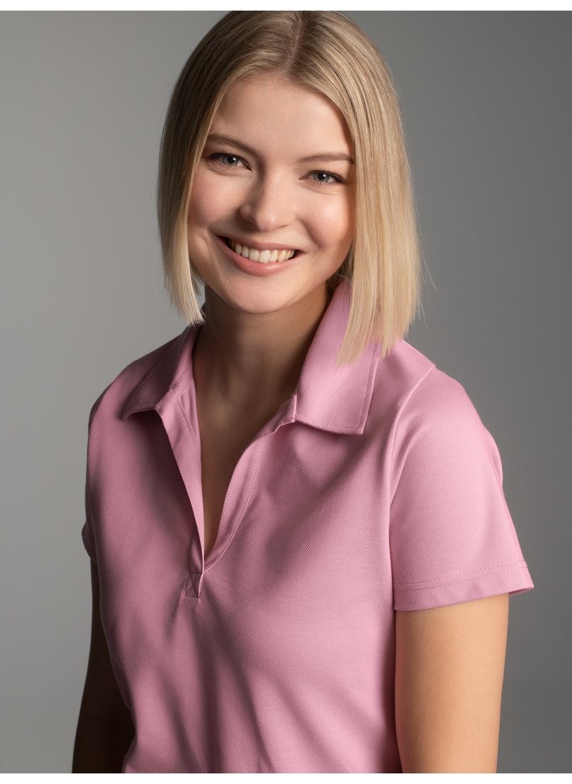 Trigema Poloshirt "TRIGEMA Poloshirt ohne Knopfleiste", 1 Stk. günstig online kaufen