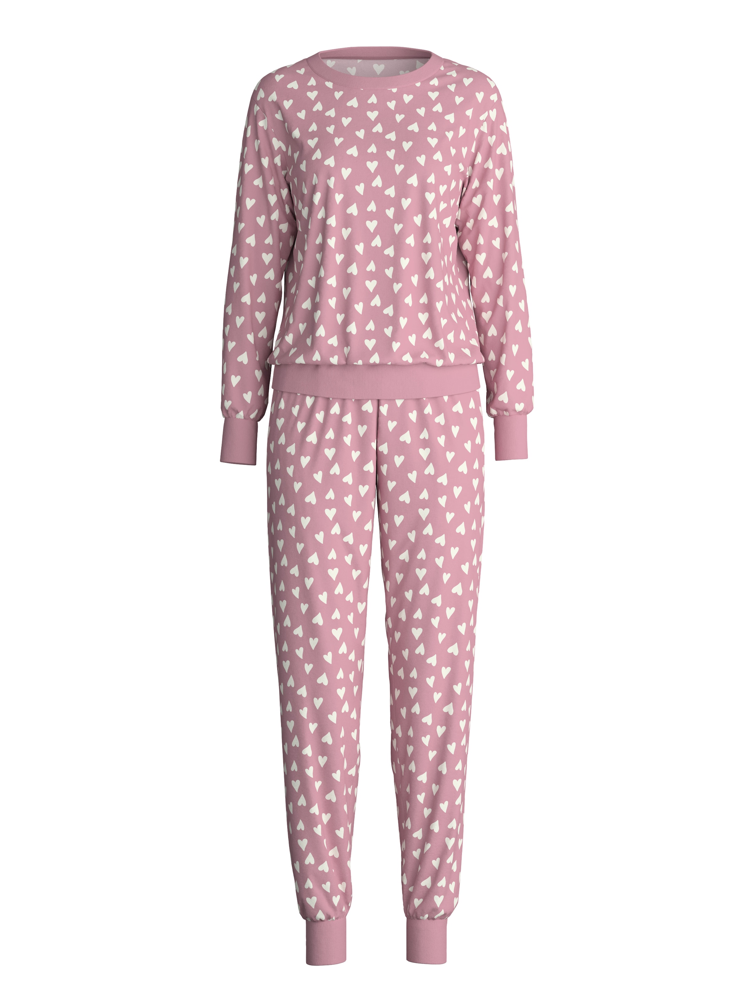 CALIDA Schlafanzug »Cotton Stripes«, (2 tlg.), mit weichen Rippbündchen an den Abschlüssen