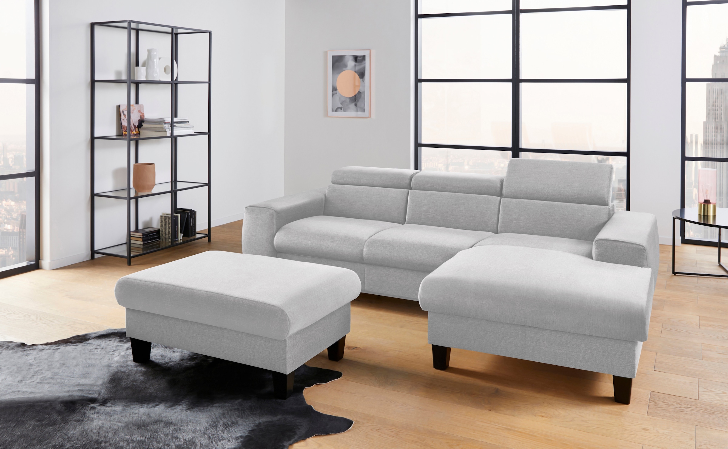 COTTA Polstergarnitur "Morven L-Form", (Set), Set bestehend aus: Ecksofa mi günstig online kaufen