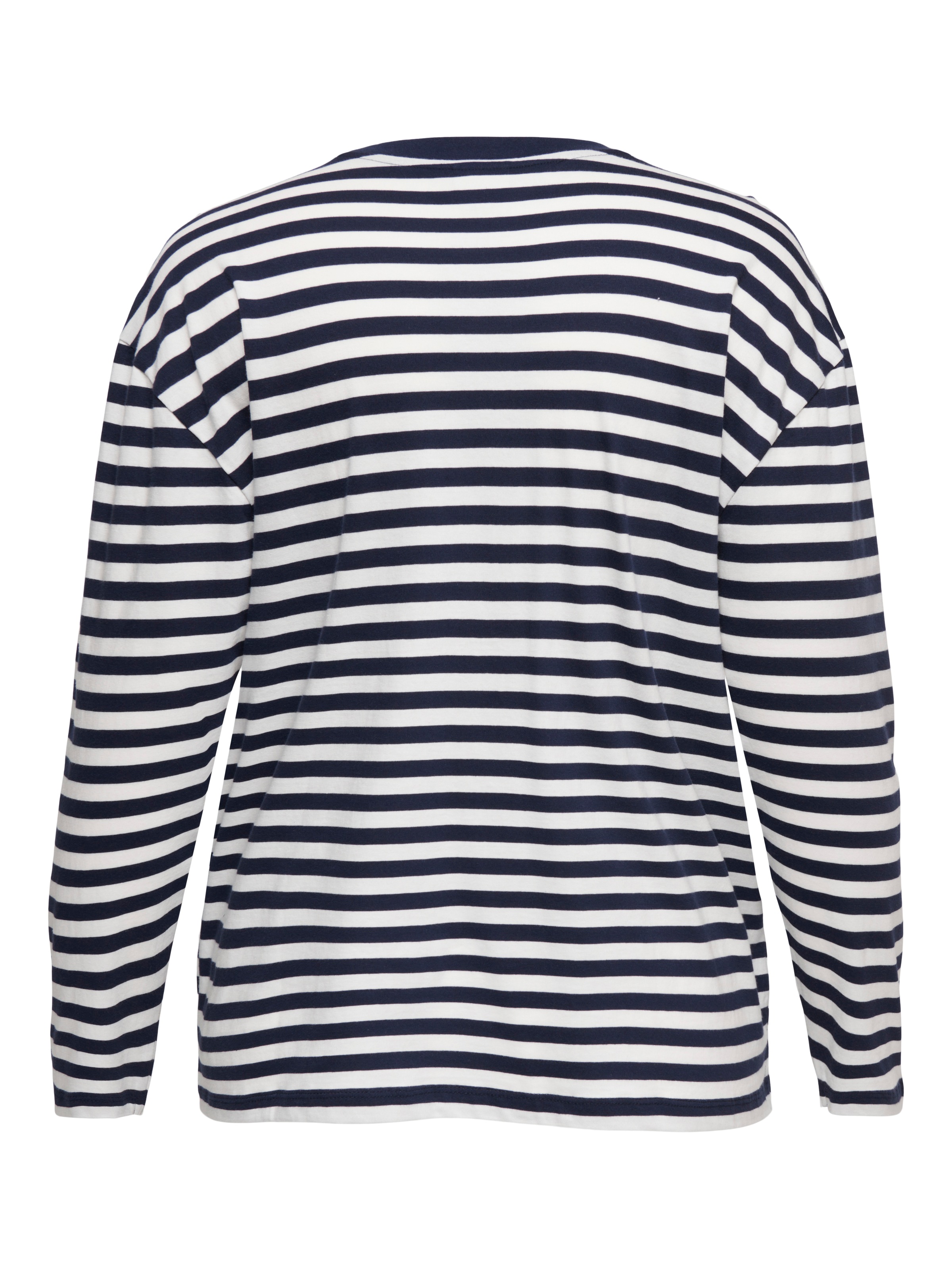 ONLY CARMAKOMA Langarmshirt "CARSARAH LIFE L/S O-NECK BLOUSE JRS" günstig online kaufen