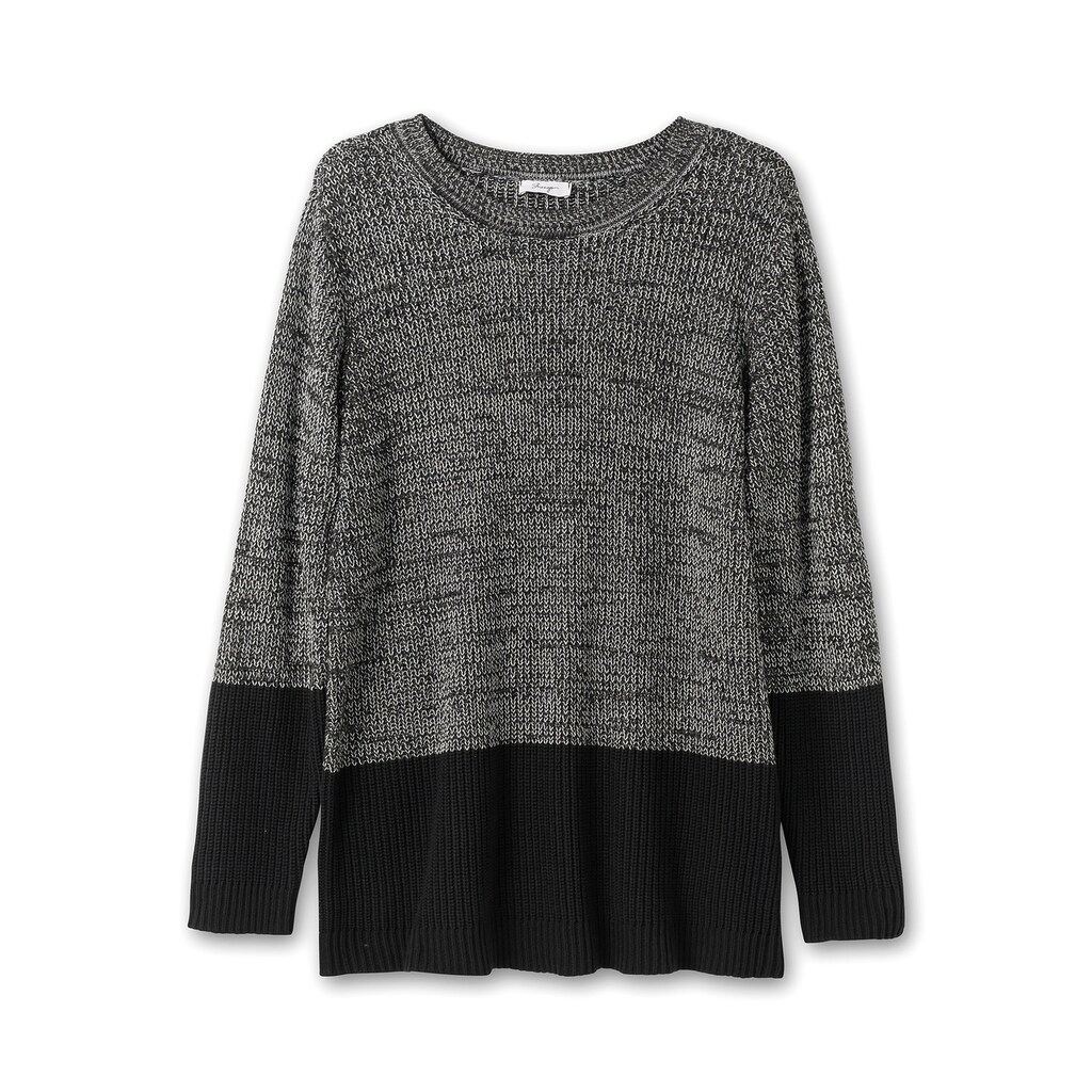 Sheego Rundhalspullover »Pullover«