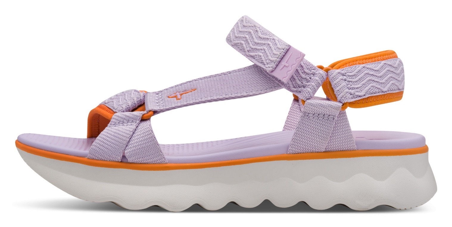 Tamaris Trekkingsandale  Plateau, Sandalette, Riemchensandale in veganer Verarbeitung