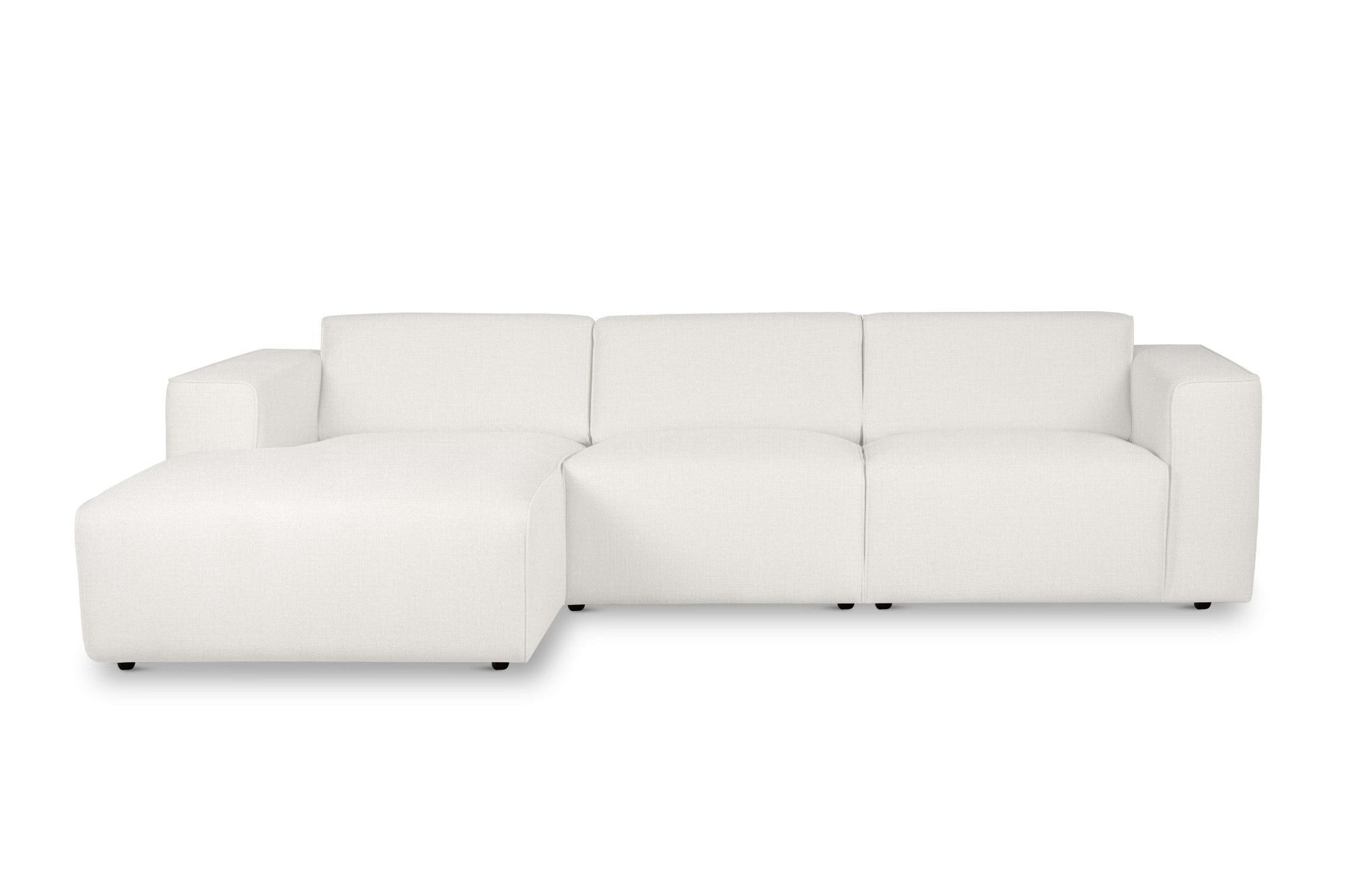 Home affaire Ecksofa "Noord mit Kedernaht, Breite 281 cm, L-Form" Cord, Str günstig online kaufen