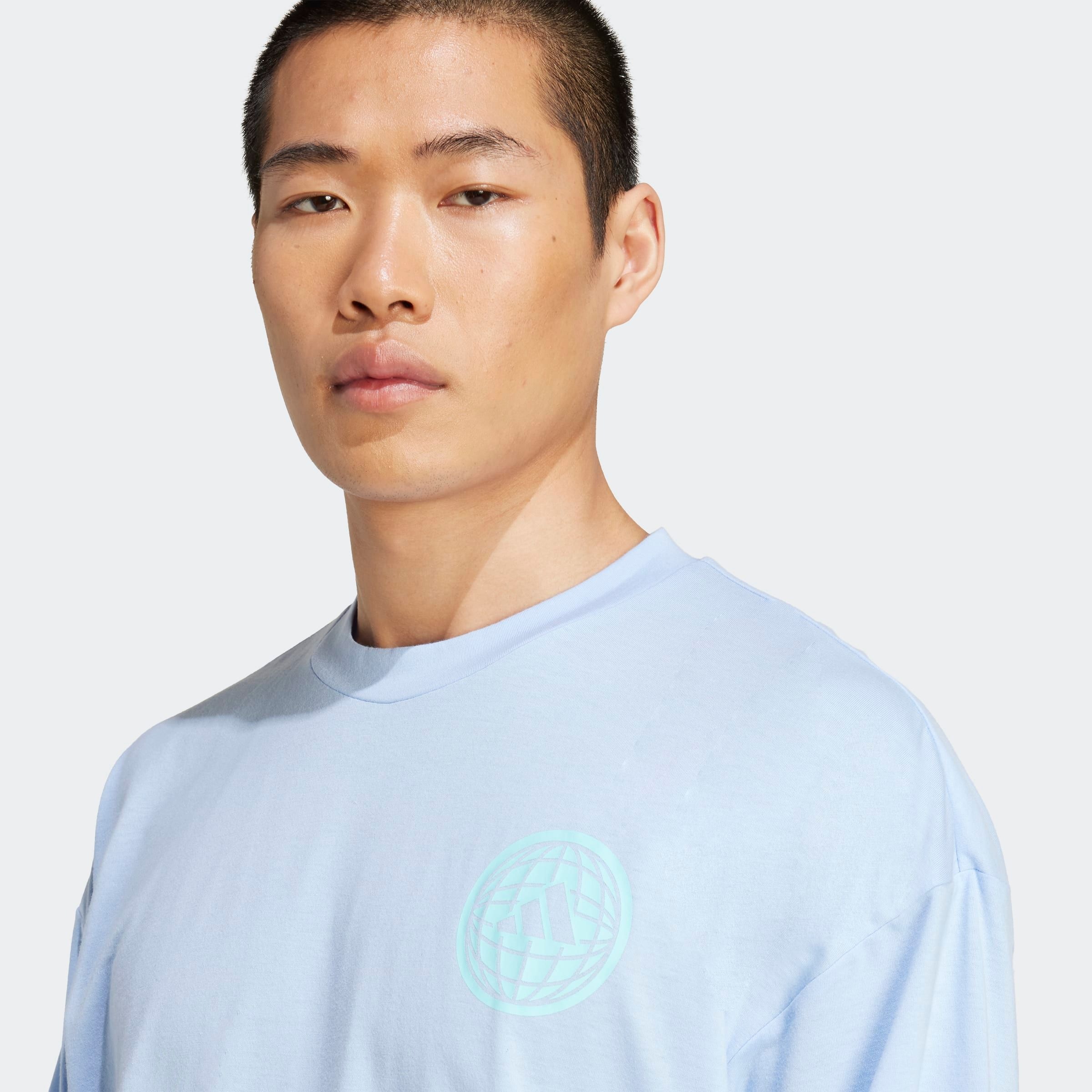 adidas Performance T-Shirt »GFX TEE GLOB Q3«