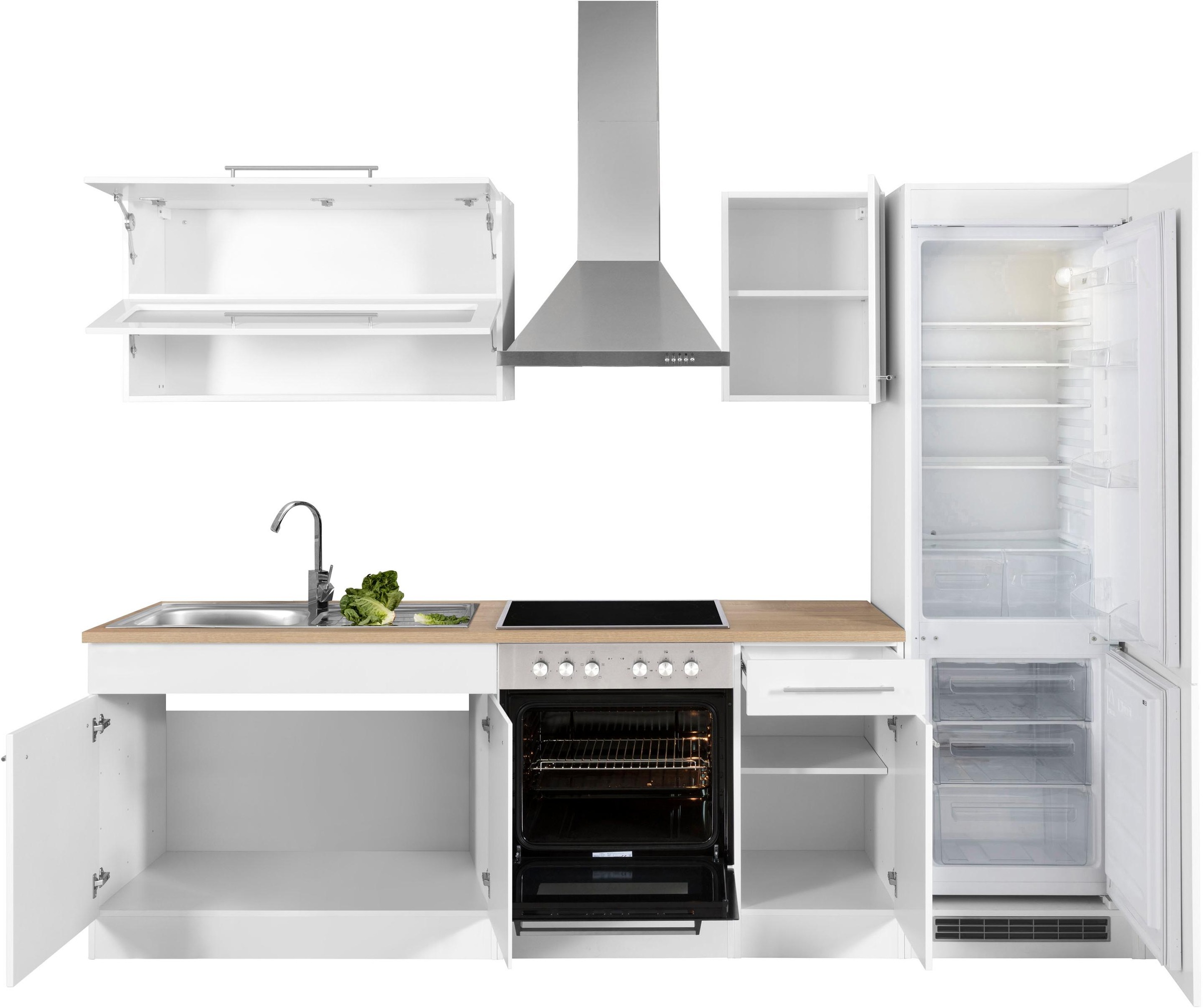 KOCHSTATION Küchenzeile »KS-Eton«, ohne E-Geräte, Breite 270 cm