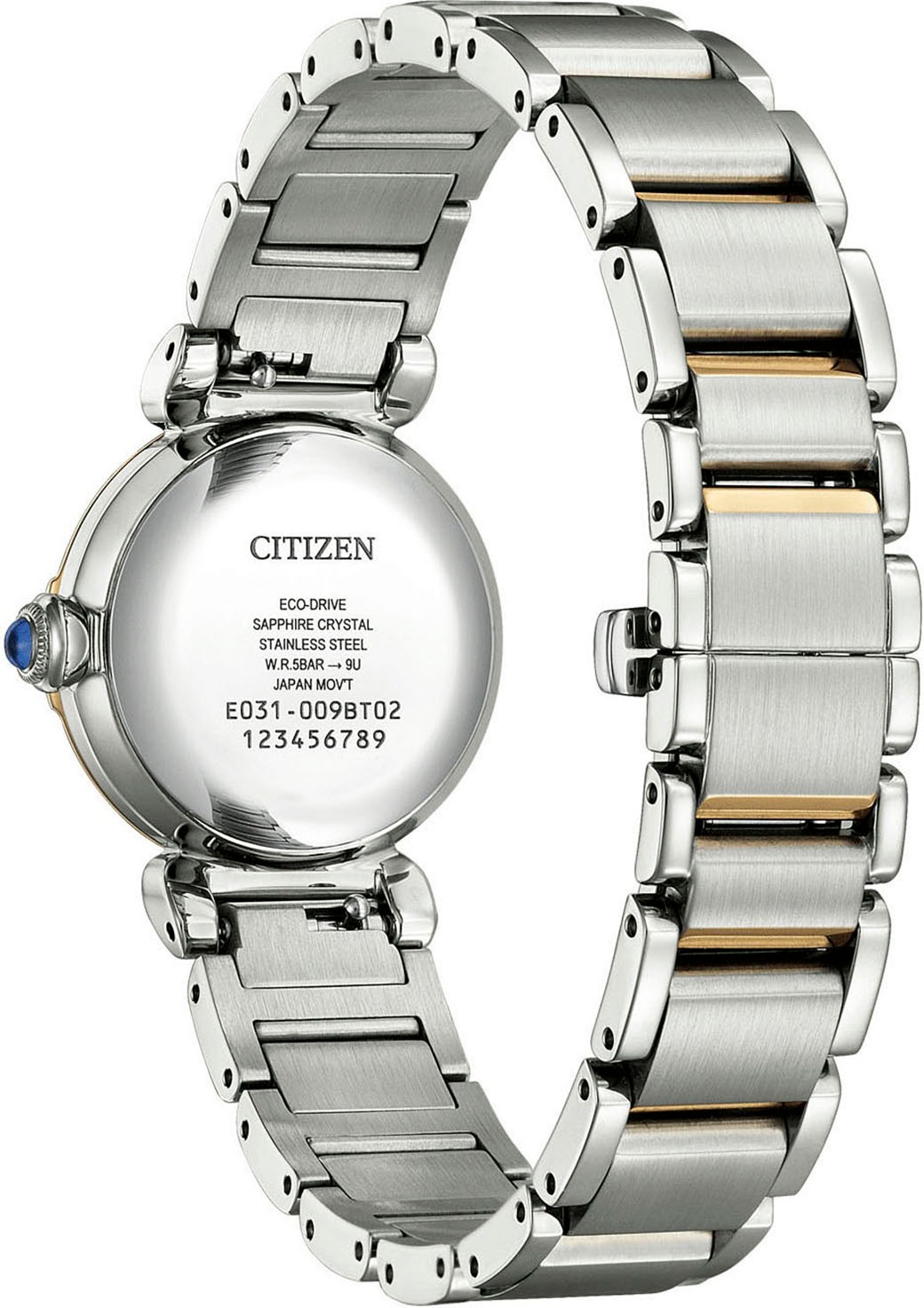 Citizen Solaruhr, Armbanduhr, Damenuhr, Edelstahlarmband, analog