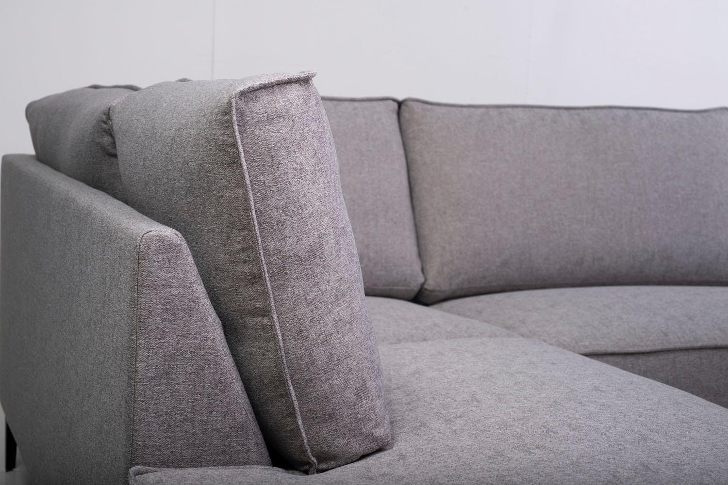 Places of Style Ecksofa Oland, L-Form, inkl. Rückenkissen, hochwertige Verarbeitung
