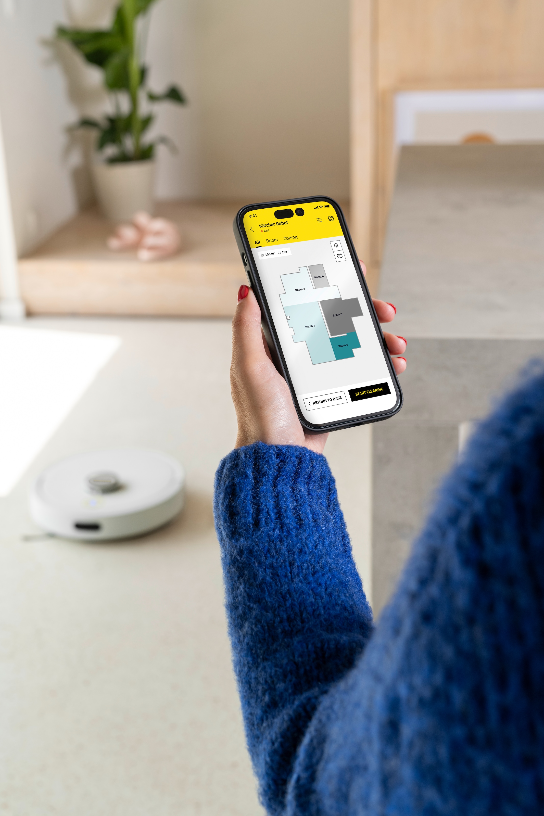 KÄRCHER Akku-Saugwischer »RVC 3 Comfort Extra« Absaugstation