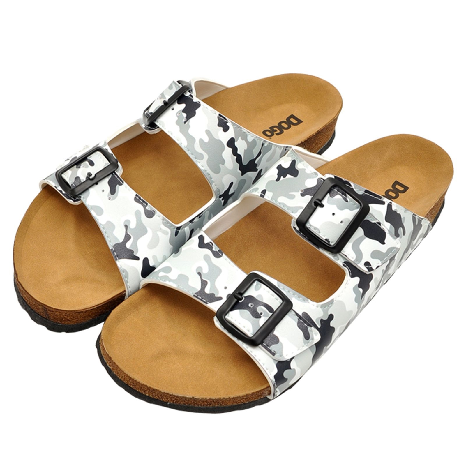 DOGO Pantolette »Damen Simon Black Camo Vegan Damen Sandalen/ Pantoletten / male«, Vegan