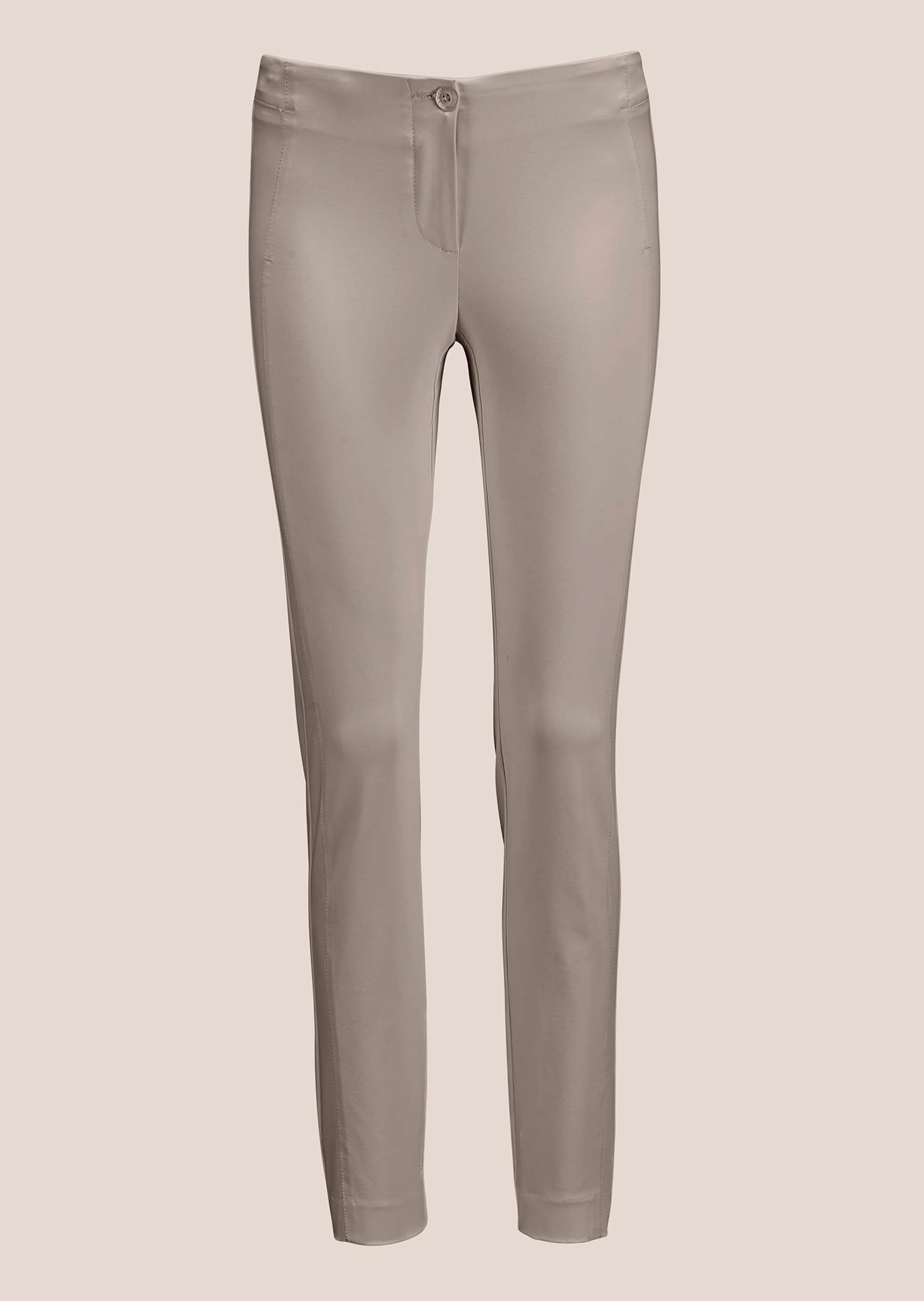 MADELEINE Stoffhose "Hose Schlanke Stretch-Hose mit Vichy-Karo" hoher Tragekomfort durch Stretchanteil
