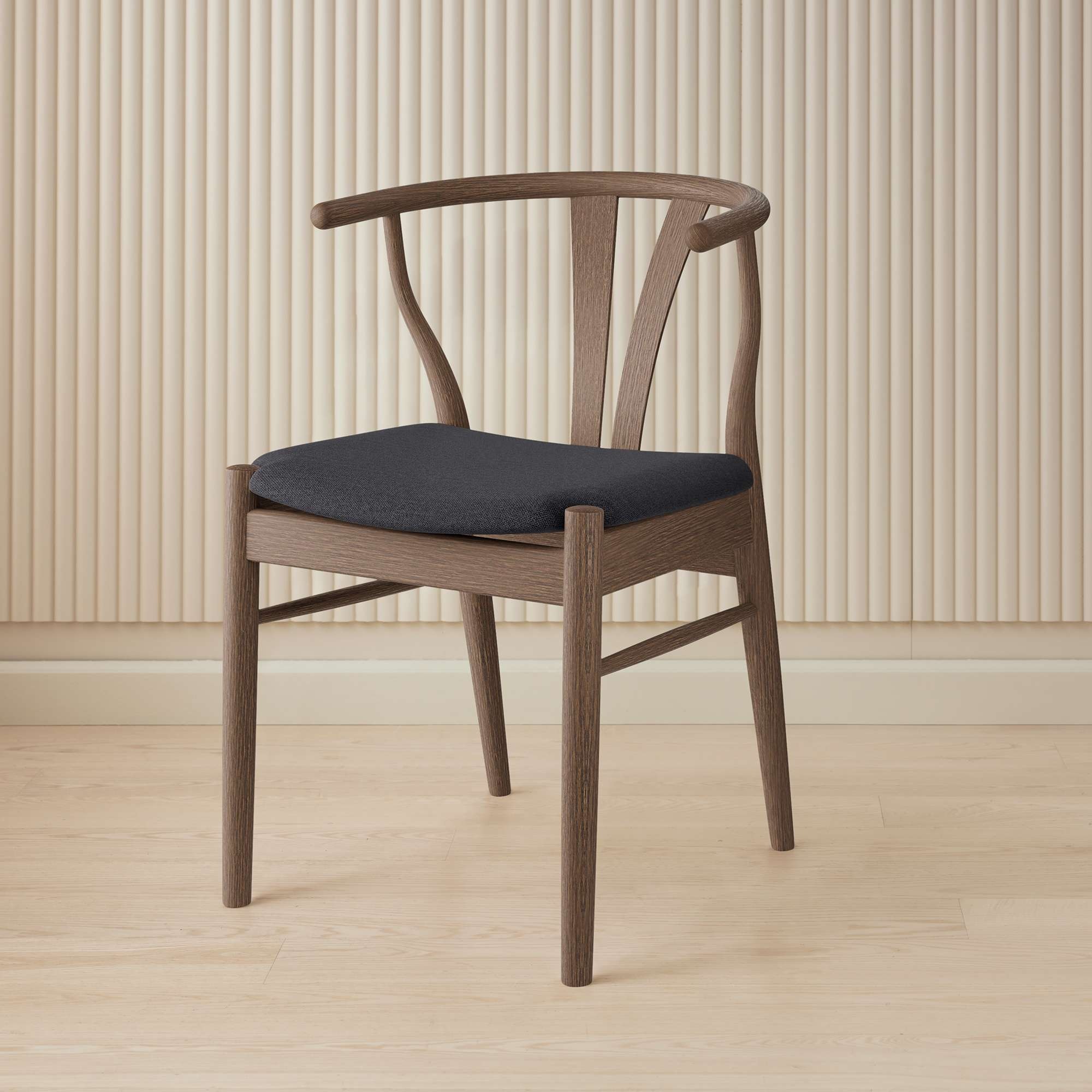 FINDAHL by Hammel Freja solid oak chair with upholstered seat