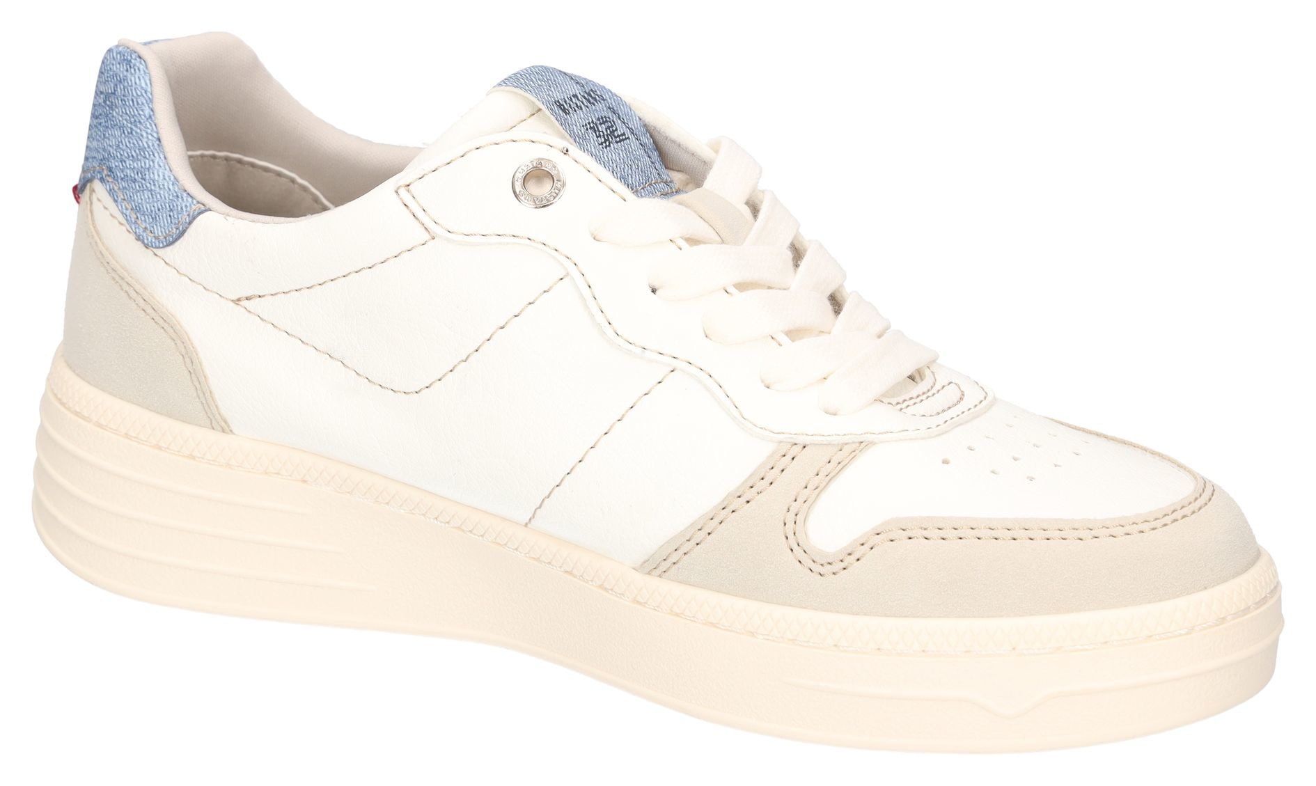 Mustang Shoes Sneaker, Retro Sneaker, Schnürschuh in schöner Farbkombination