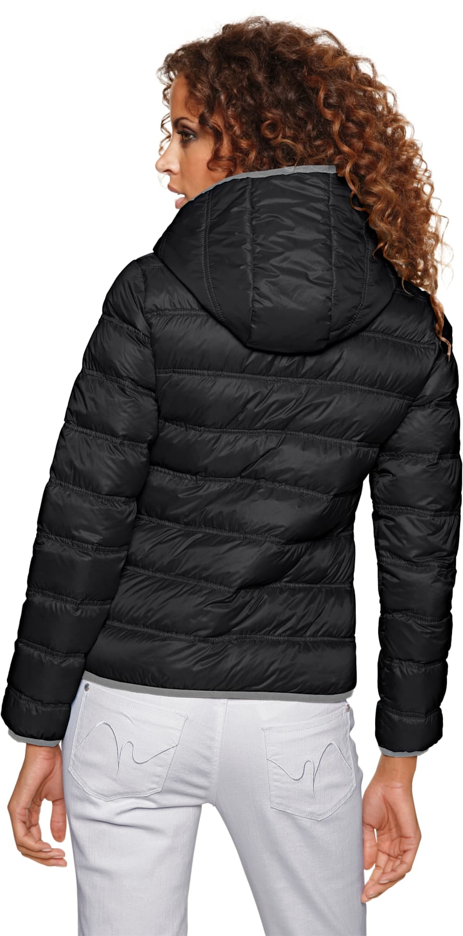 heine Daunenjacke, mit Kapuze