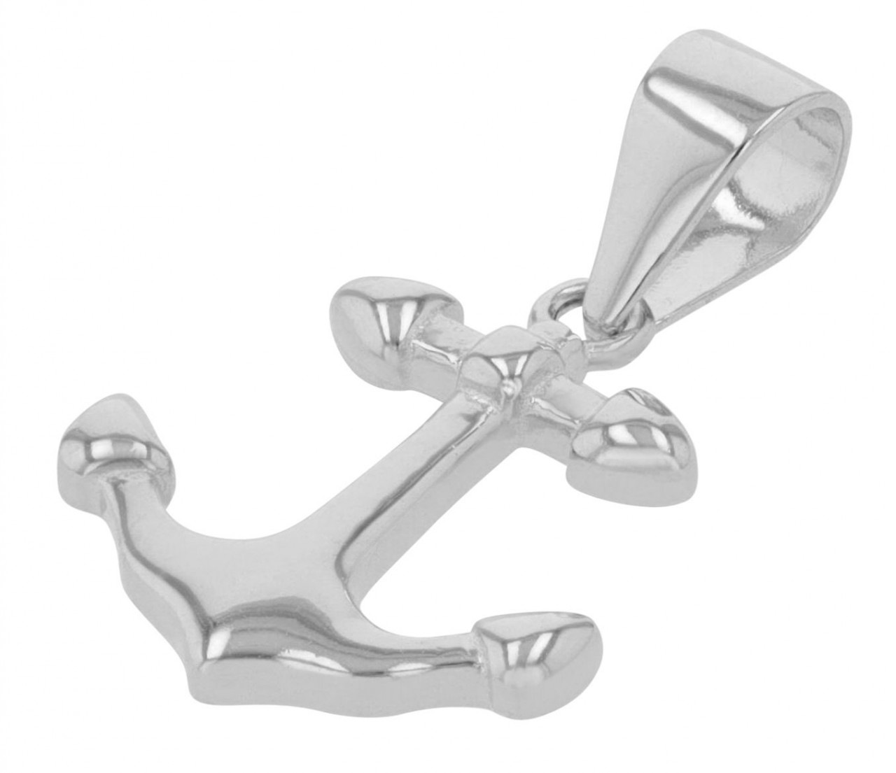 Adelia´s Kettenanhänger »Neuheit 2025 - modischer Anker Anhänger aus 925 Sterling Silber«