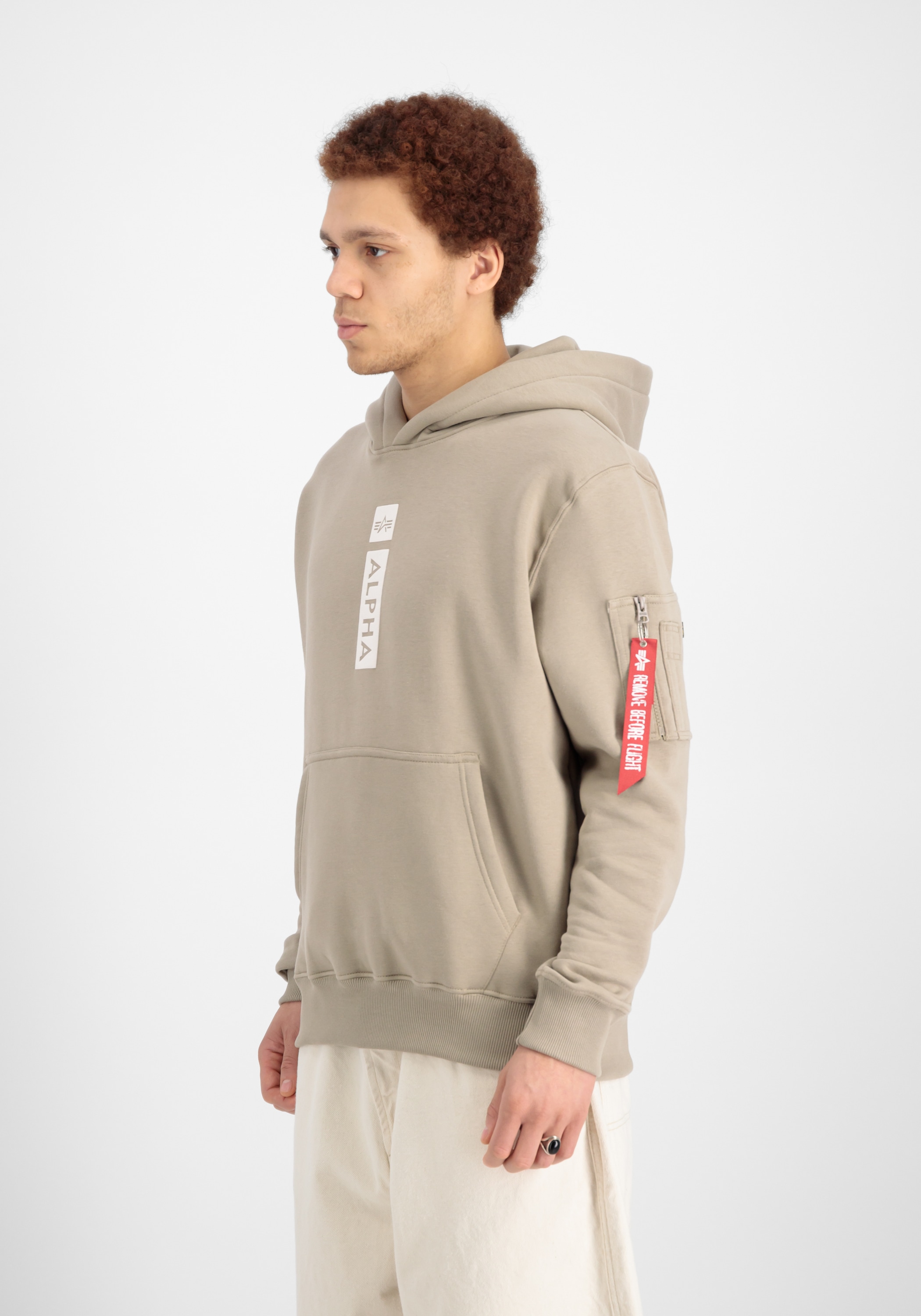 Alpha Industries Hoodie "Alpha Puff Print Hoodie" günstig online kaufen