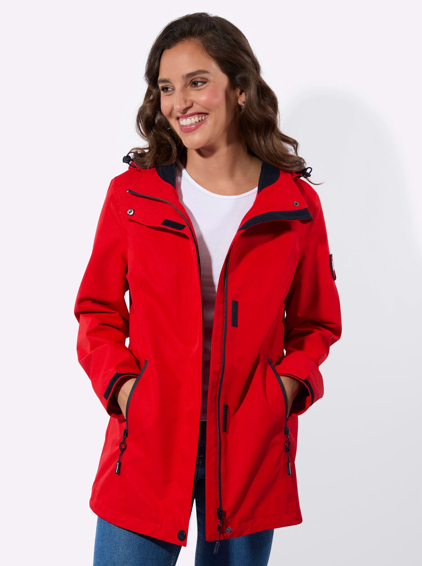 Casual Looks Funktionsjacke mit Kapuze