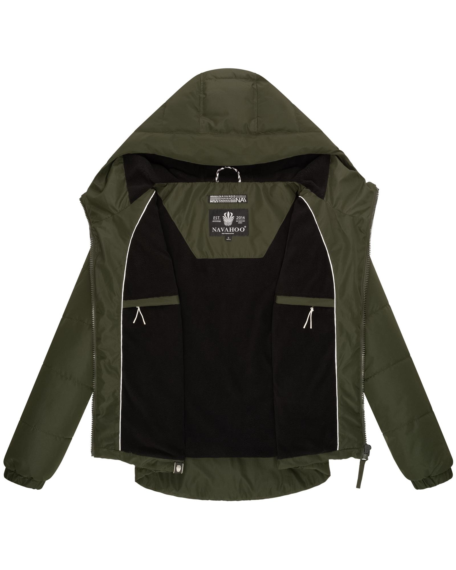 Navahoo Steppjacke »Eisbällchen«, mit Kapuze, stylische Damen Winterjacke mit Kapuze