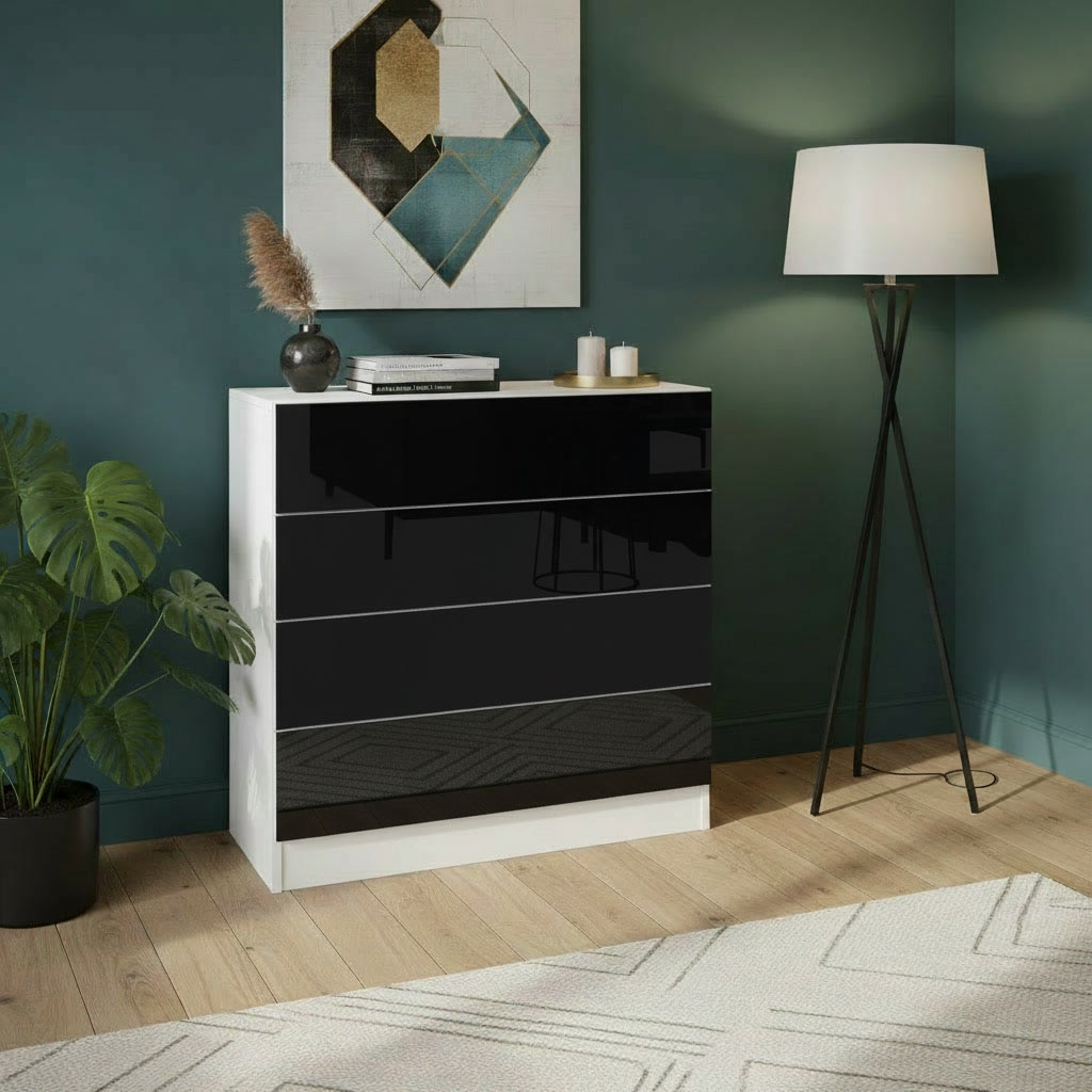 borchardt Möbel Kommode "Vaasa, Kommode mit 4 Schubkästen auf Kugelführunge günstig online kaufen