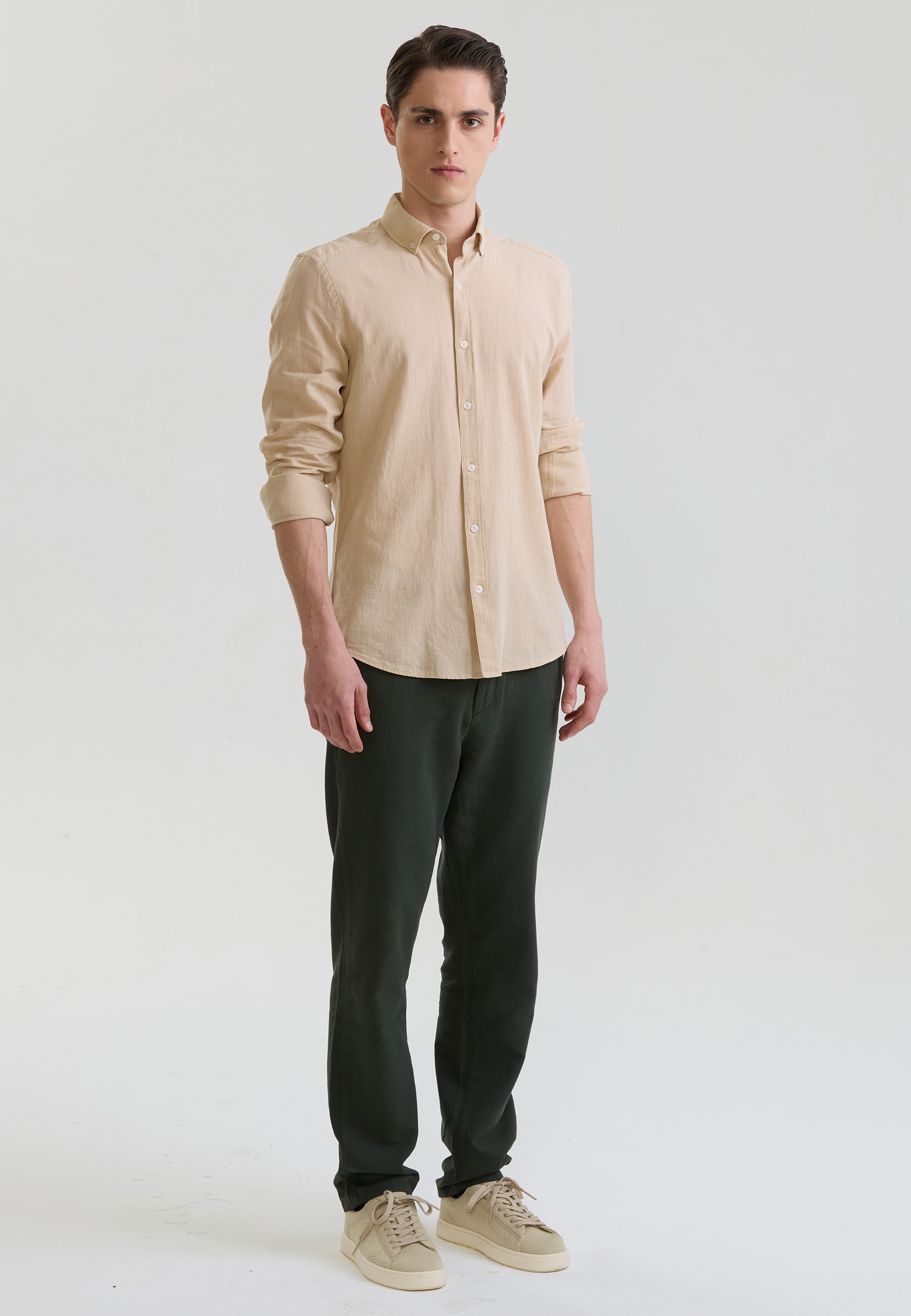 Felix Hardy Langarmhemd »Basic Hemd«