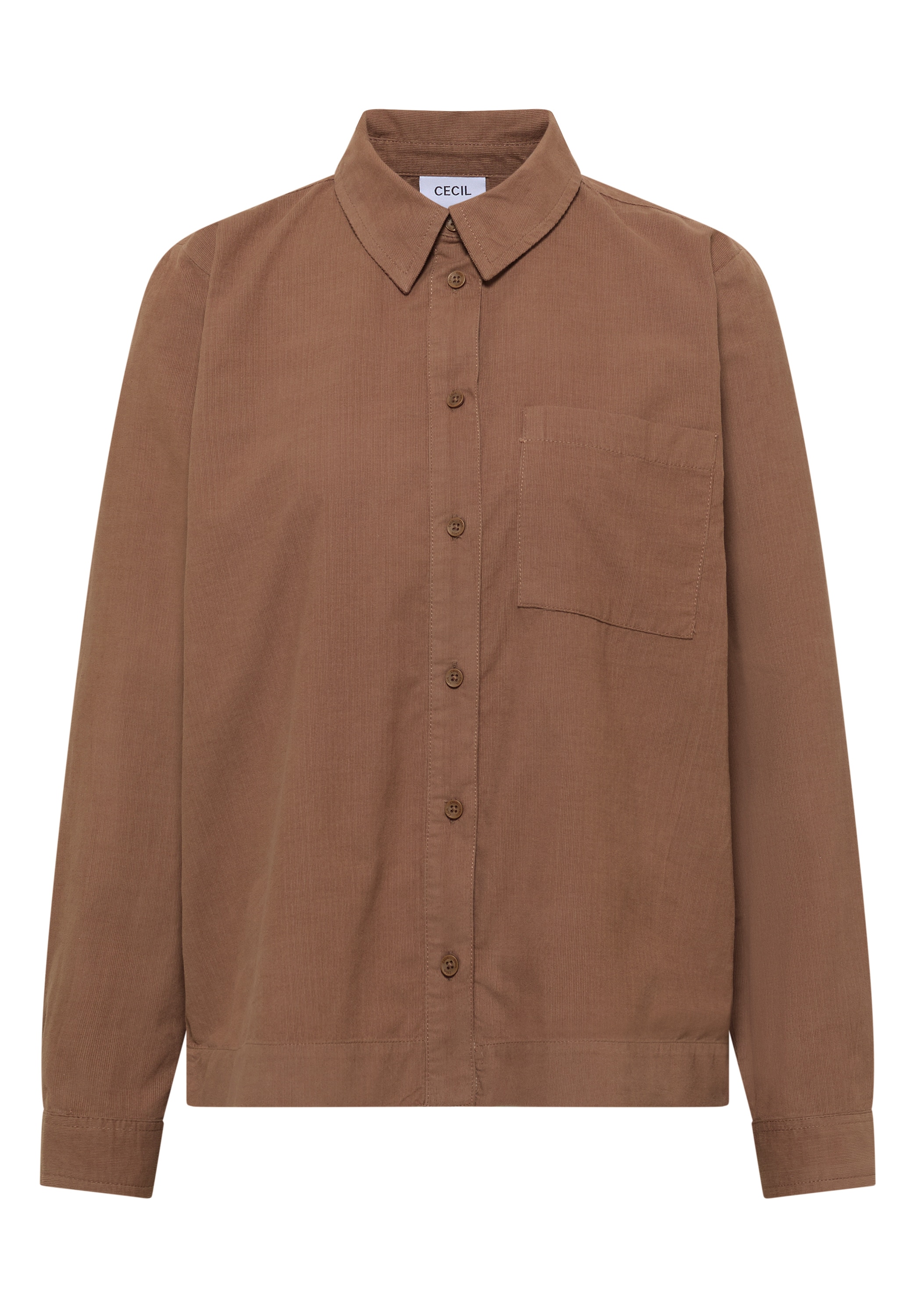 Cecil Hemdbluse in Cord-Optik