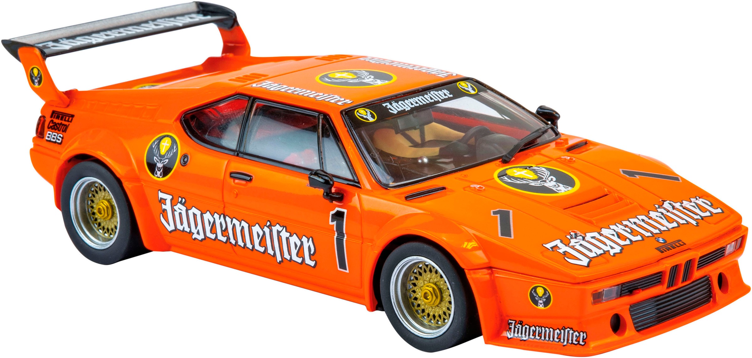 Carrera® Rennbahn-Auto »BMW M1 Procar "Jägermeister Racing Team, No.1"«, Maßstab 1:24; mit Lichteffekt