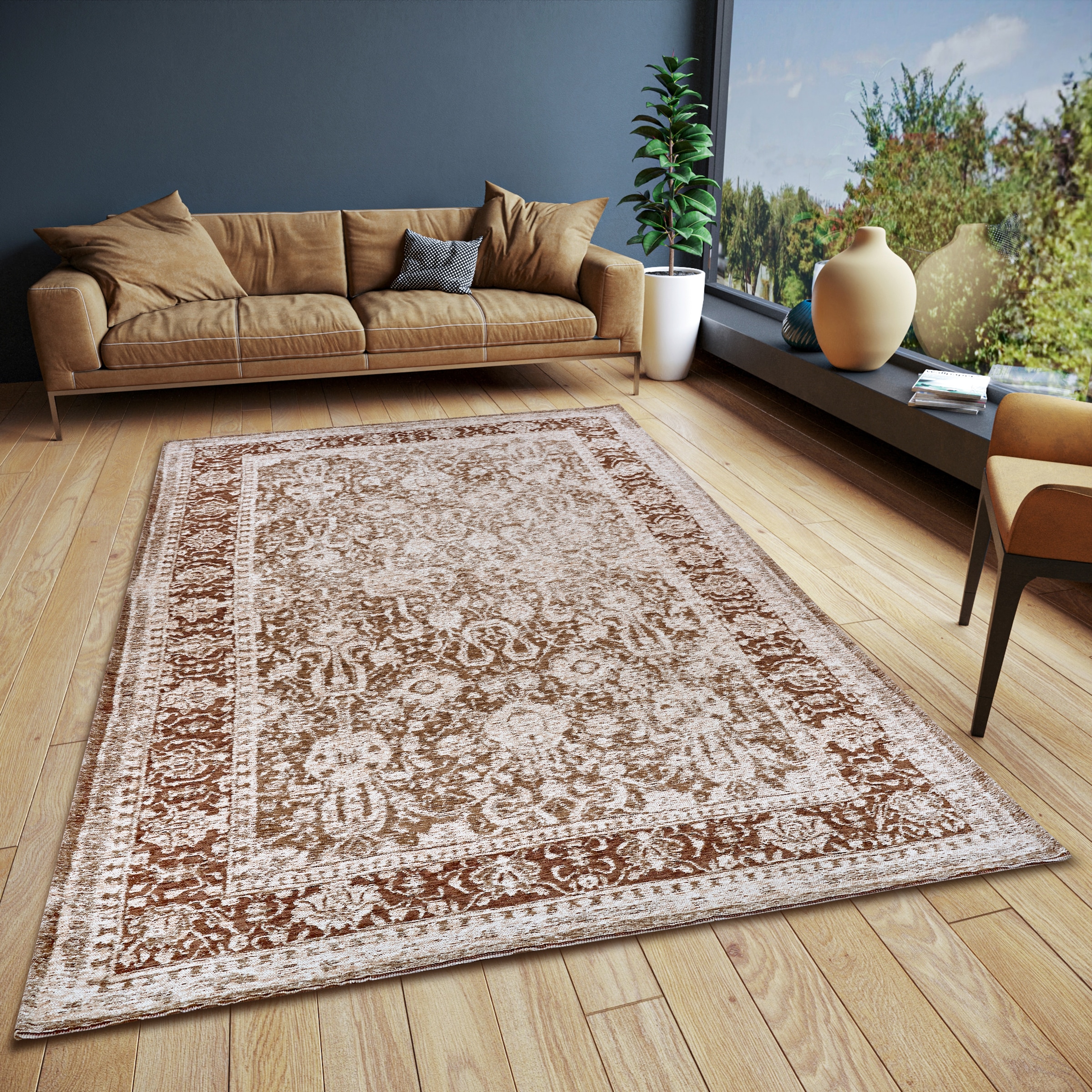 HANSE Home Teppich »Aseno«, rechteckig, 6 mm Höhe, strapazierfähig, pflegeleicht, robust, Anti-Slip