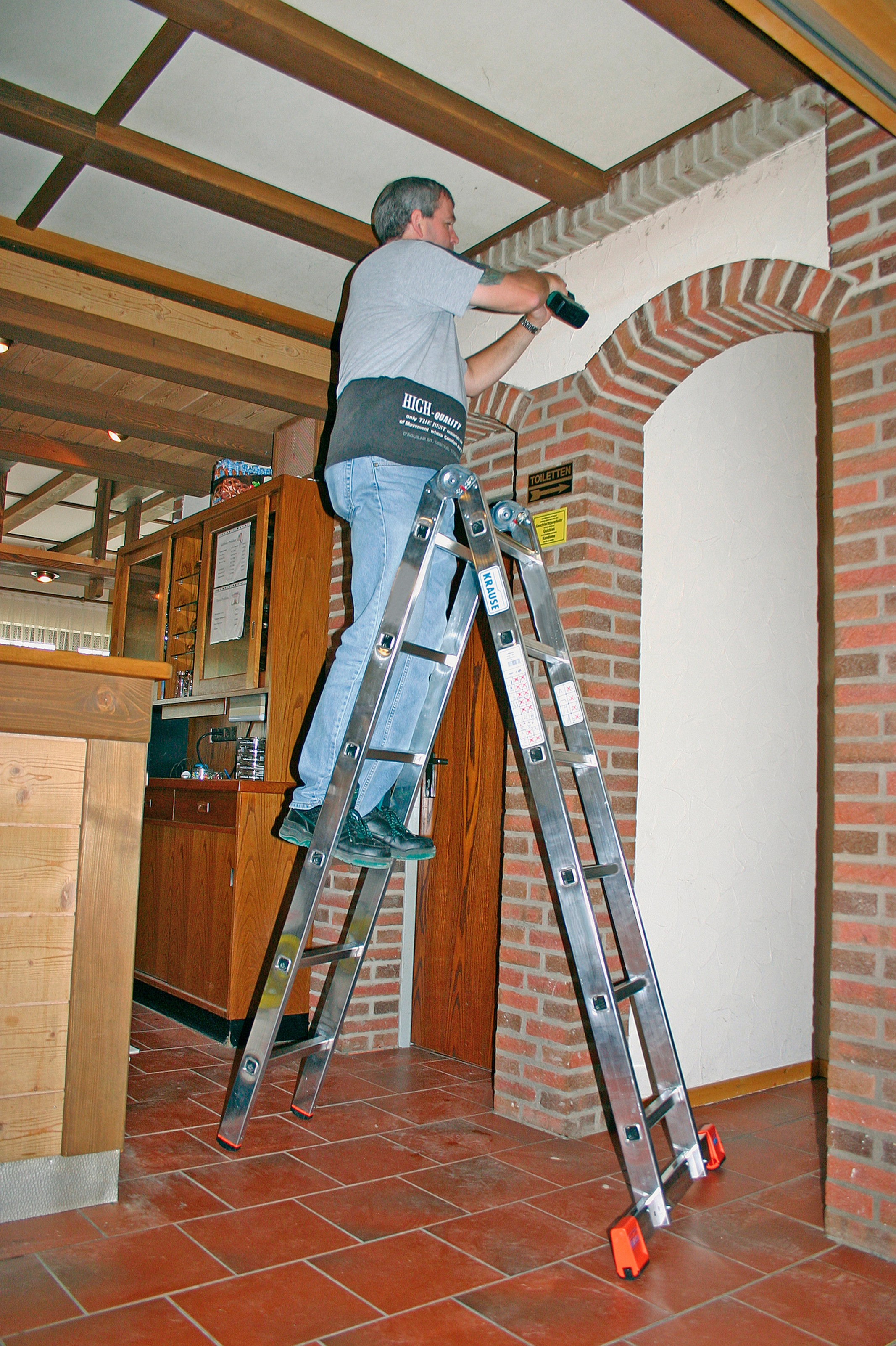 KRAUSE Gelenkleiter »MONTO TriMatic«