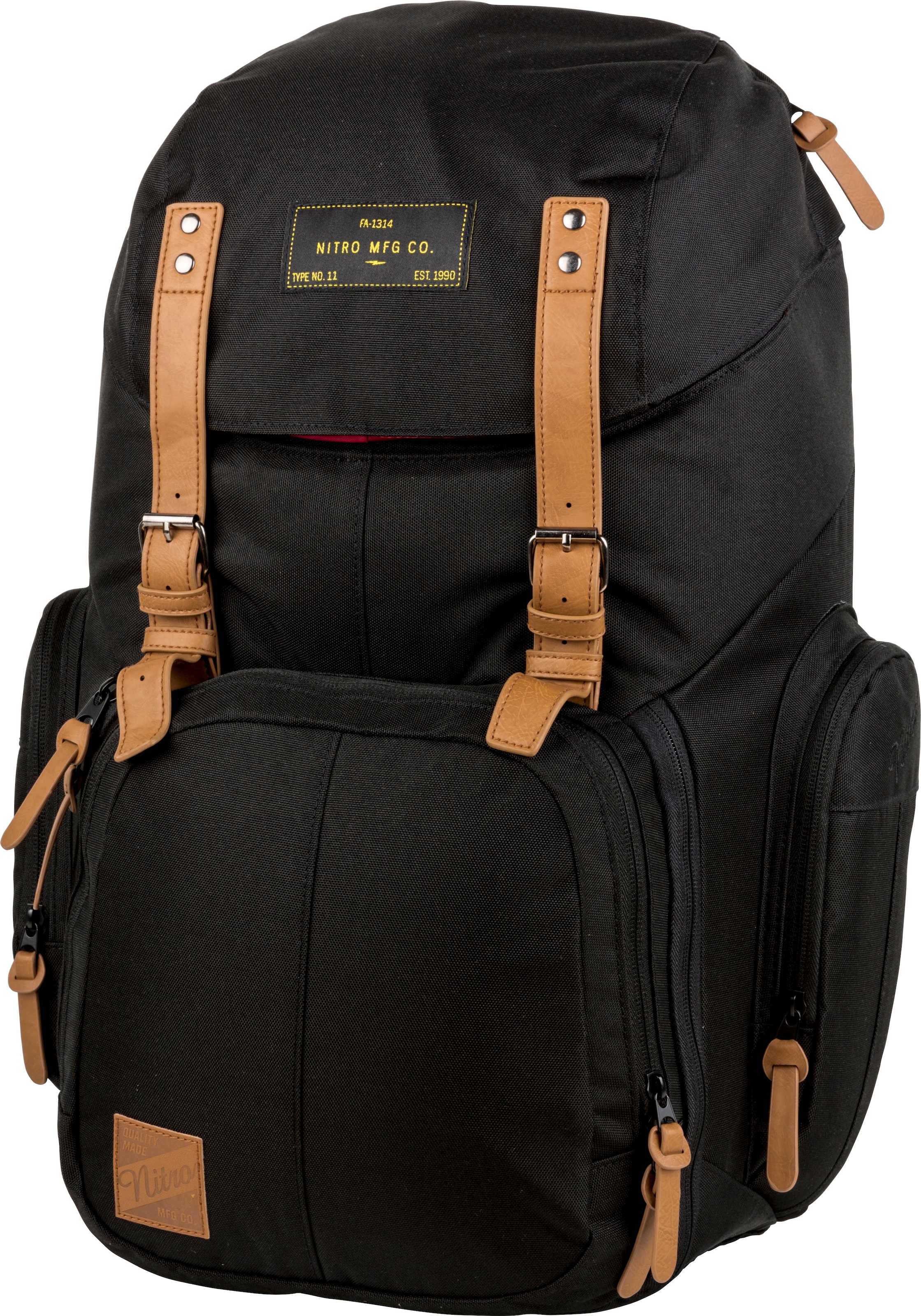 NITRO Laptoprucksack »Weekender«, Reiserucksack mit Laptopfach, Schulrucksack, Wanderrucksack