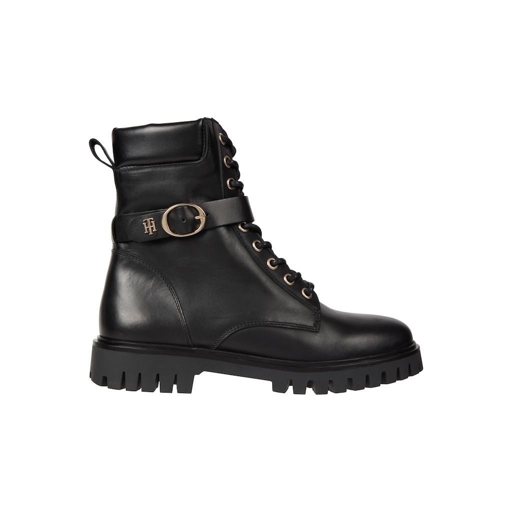 Tommy Hilfiger Schnürboots »BUCKLE LACE UP BOOT«