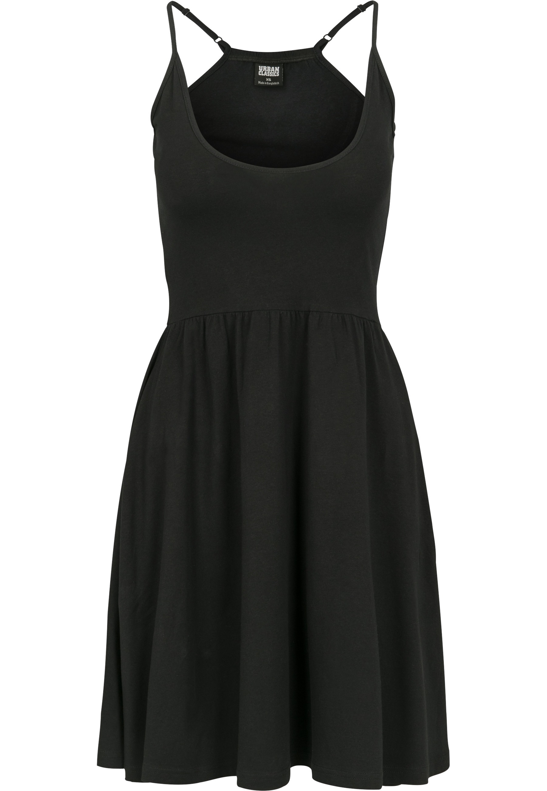 URBAN CLASSICS A-Linien-Kleid "Urban Classics Damen Ladies Spaghetti Dress" 1 Stk. tlg.