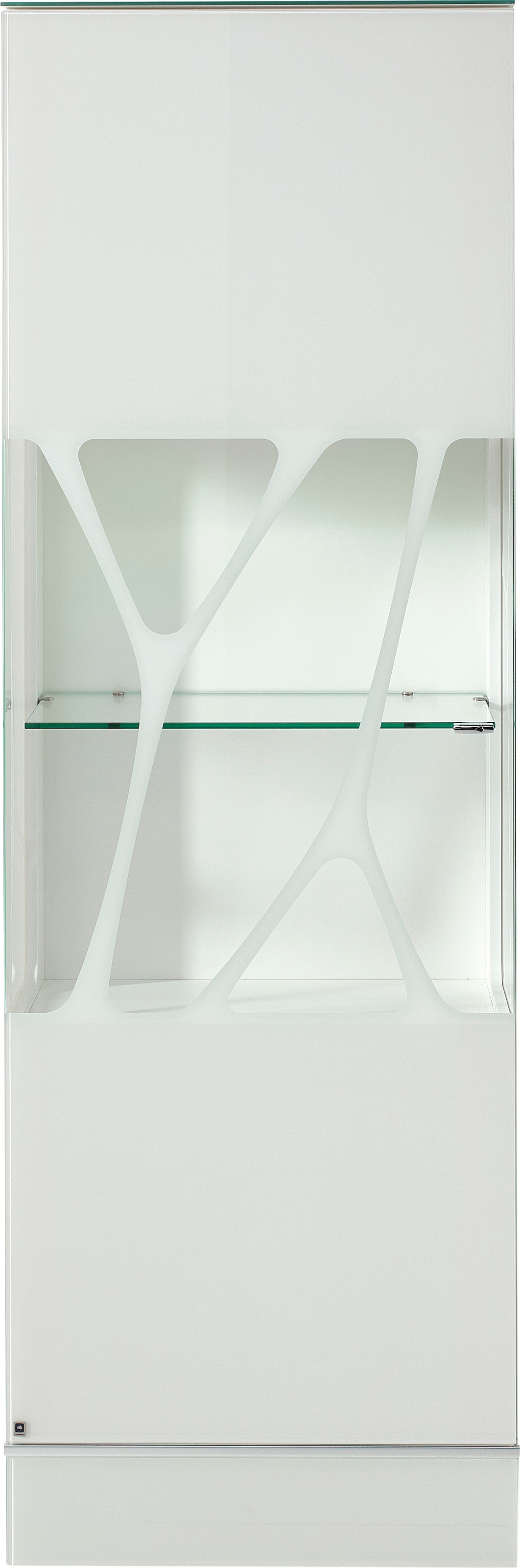 LEONARDO Vitrine »Cube«, mit Sicherheitsglas und edlem MDF Holz, Höhe 192 cm