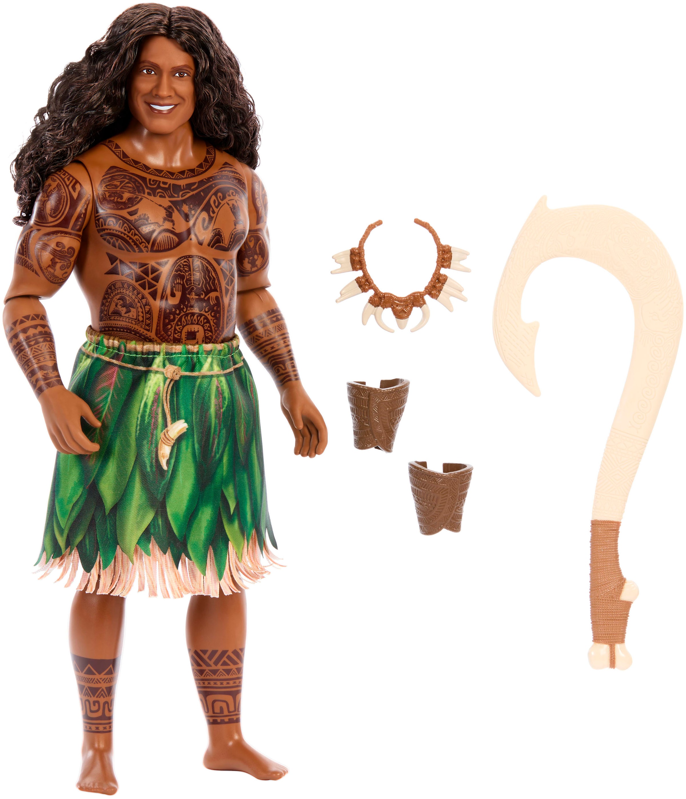 Mattel® Anziehpuppe »Disney Vaiana, Maui-Puppe mit abnehmbarer Kleidung«