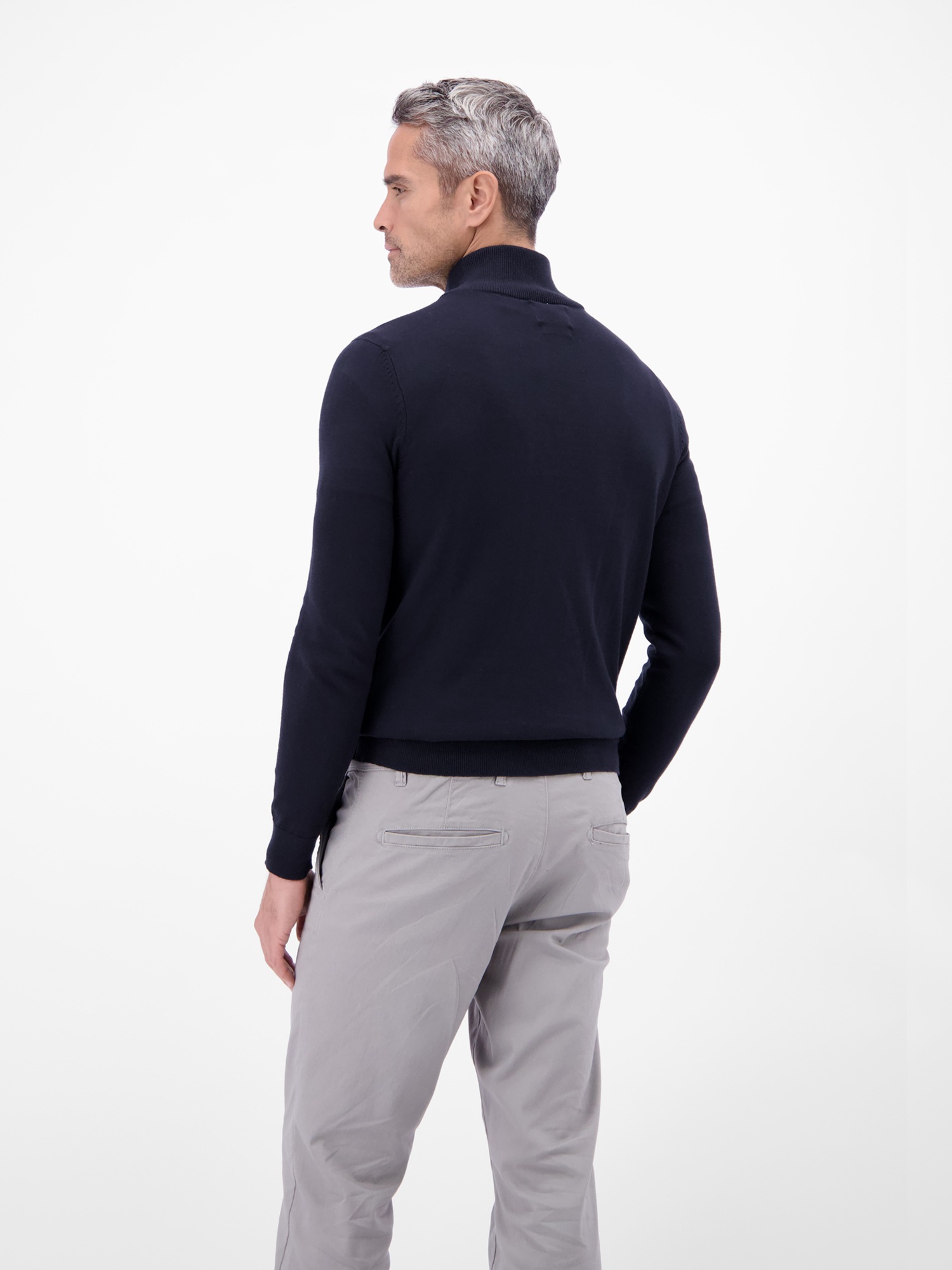 LERROS Troyer "LERROS Flachstrickpullover mit Troyerkragen" günstig online kaufen