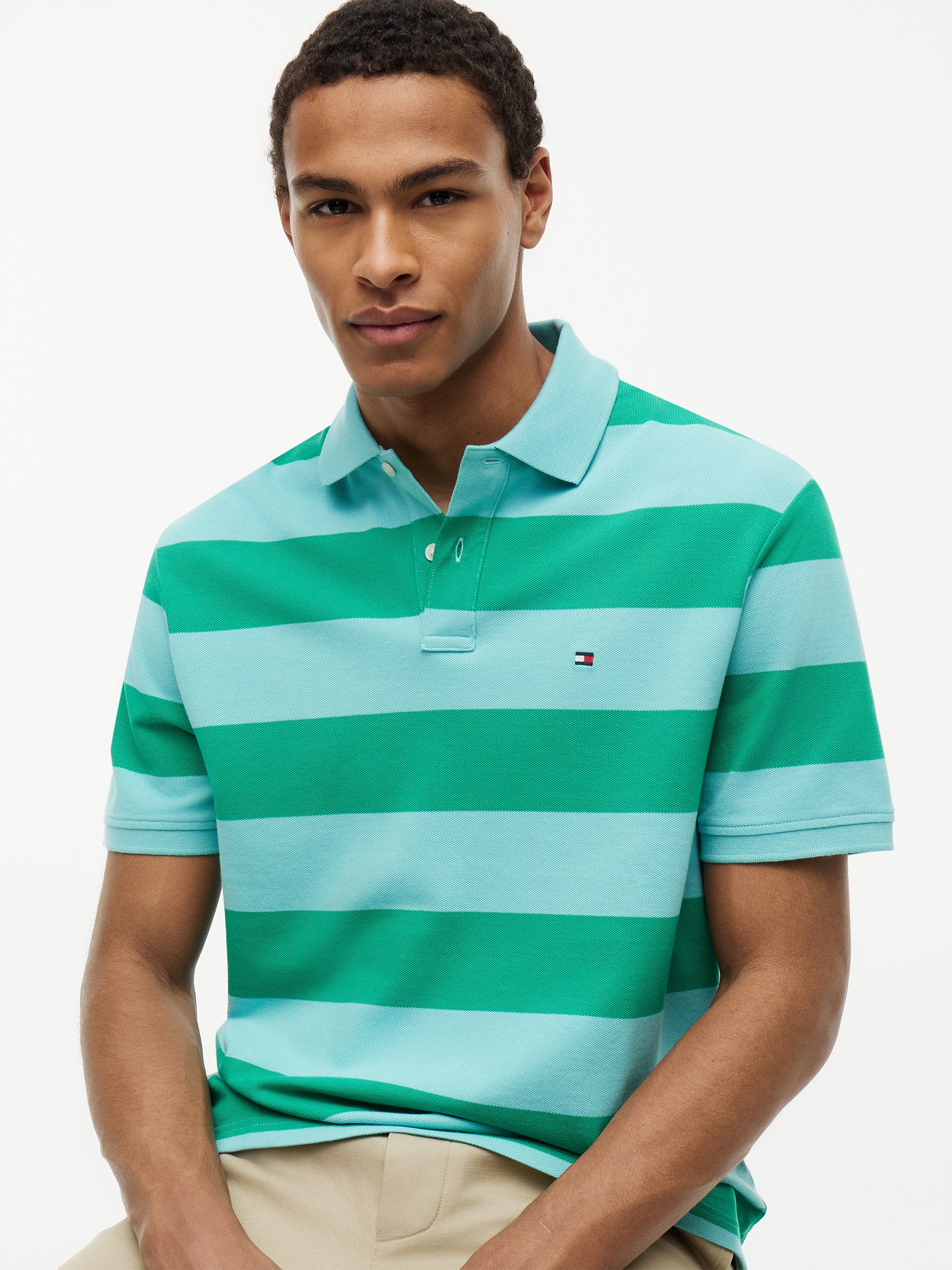 Tommy Hilfiger Poloshirt "BLOCK STRIPE" günstig online kaufen