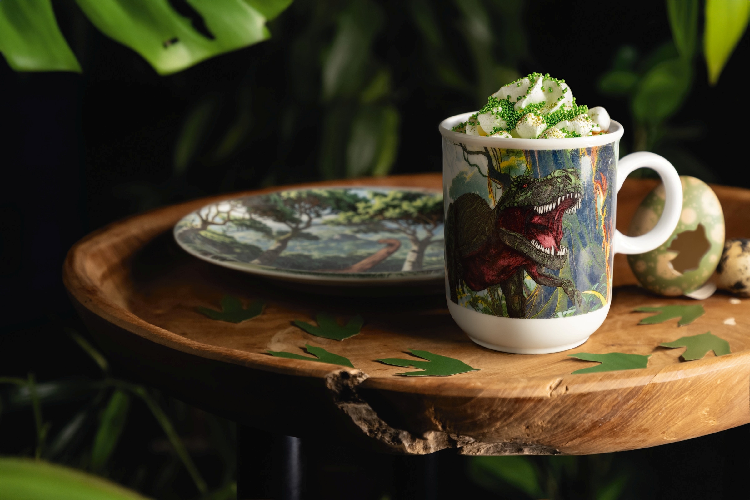 Seltmann Weiden Kombiservice »Kinder-Set 3-teilig Compact Dino, Becher, Frühstücksteller, Schüssel« Becher, Frühstücksteller, Schüssel, Dinosaurier