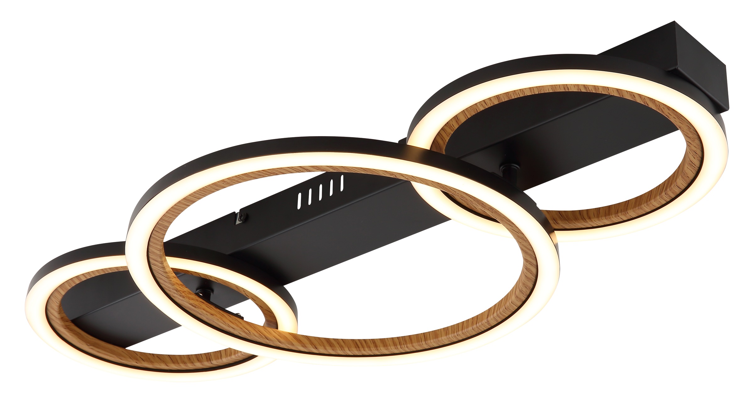 GLOBO LIGHTING Deckenleuchte »DAKARI I« LED-Modul 1 Stk. Warmweiß Deckenlampe Wohnzimmer-Leuchte Schlafzimmer-Leuchte Flur Küche