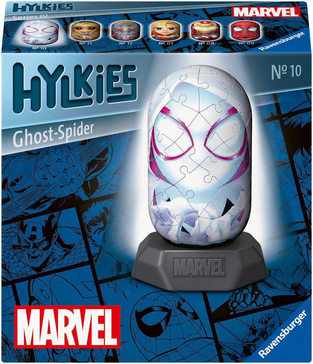 Ravensburger 3D-Puzzle »Marvel Heroes, Hylkies Sammelfigur #10 Ghost Spider«, Made in Europe