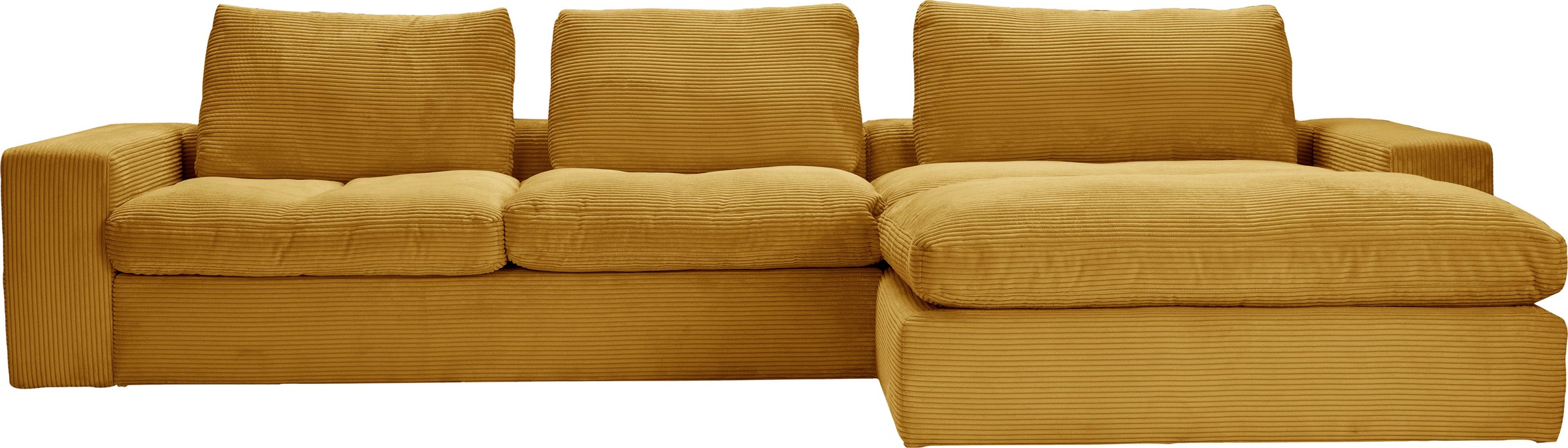 alina Ecksofa »Sandy«, mit Recamiere, in modernem Cordstoff
