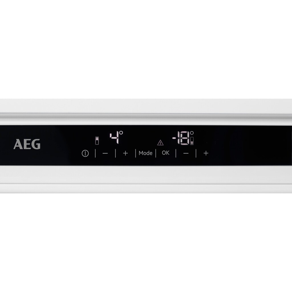 AEG Einbaukühlgefrierkombination »SCE818E7MF 925553005«, SCE818E7MF 925553005, 176,9 cm hoch, 55,6 cm breit