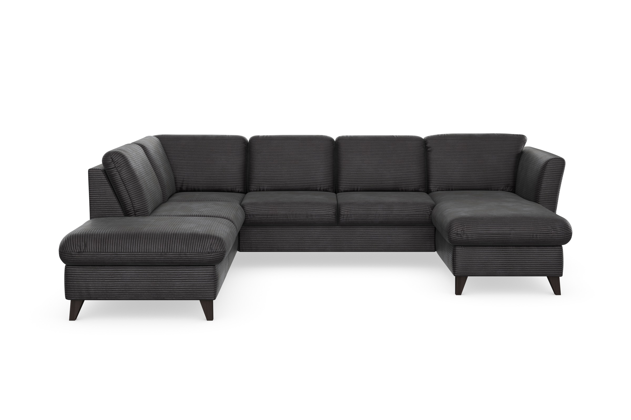 Home affaire Wohnlandschaft "Trelleborg U-Form" wahlweise mit Bettfunktion günstig online kaufen