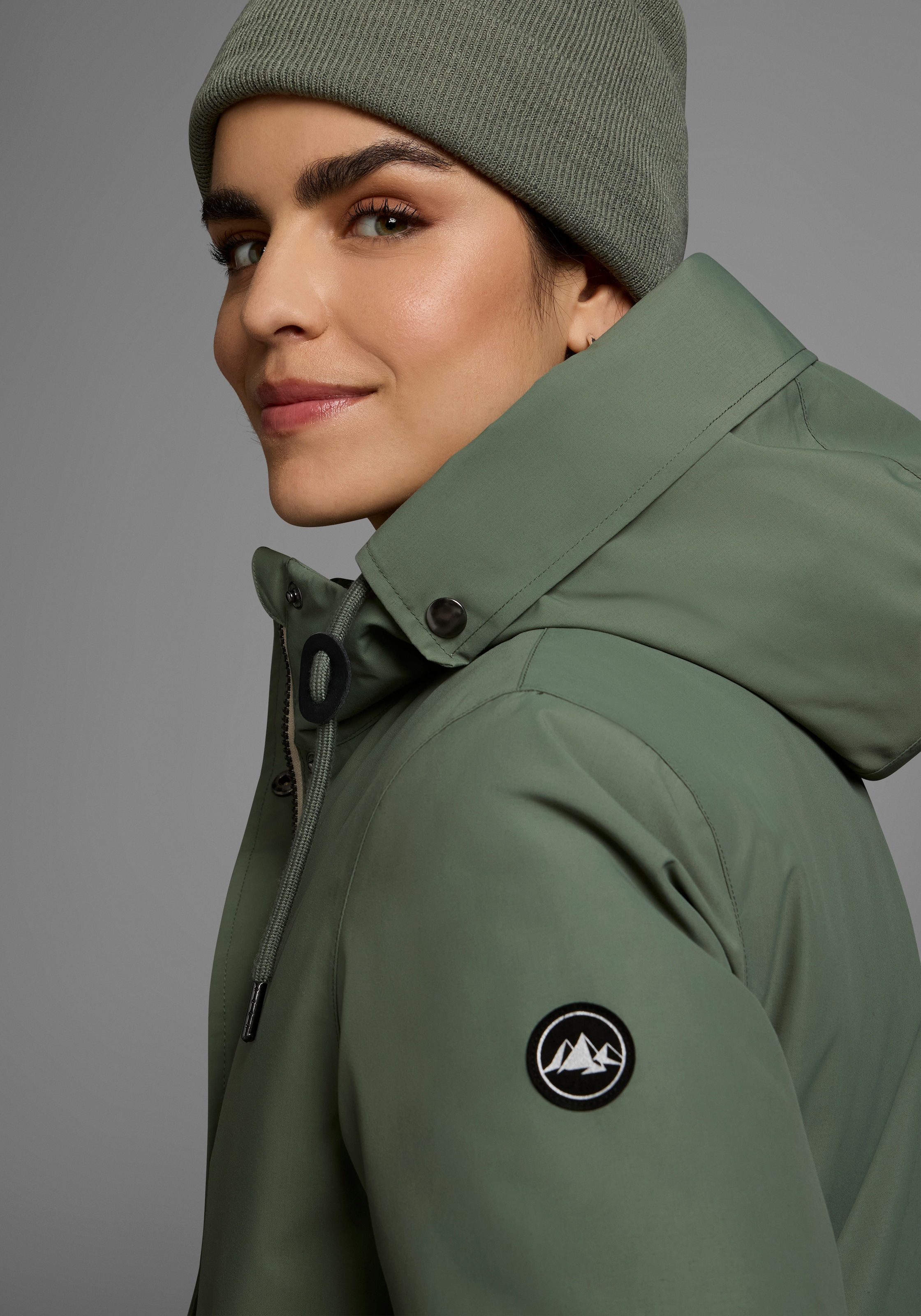 Polarino Parka, mit Kapuze, Atmungsaktiv, winddicht, wasserdicht