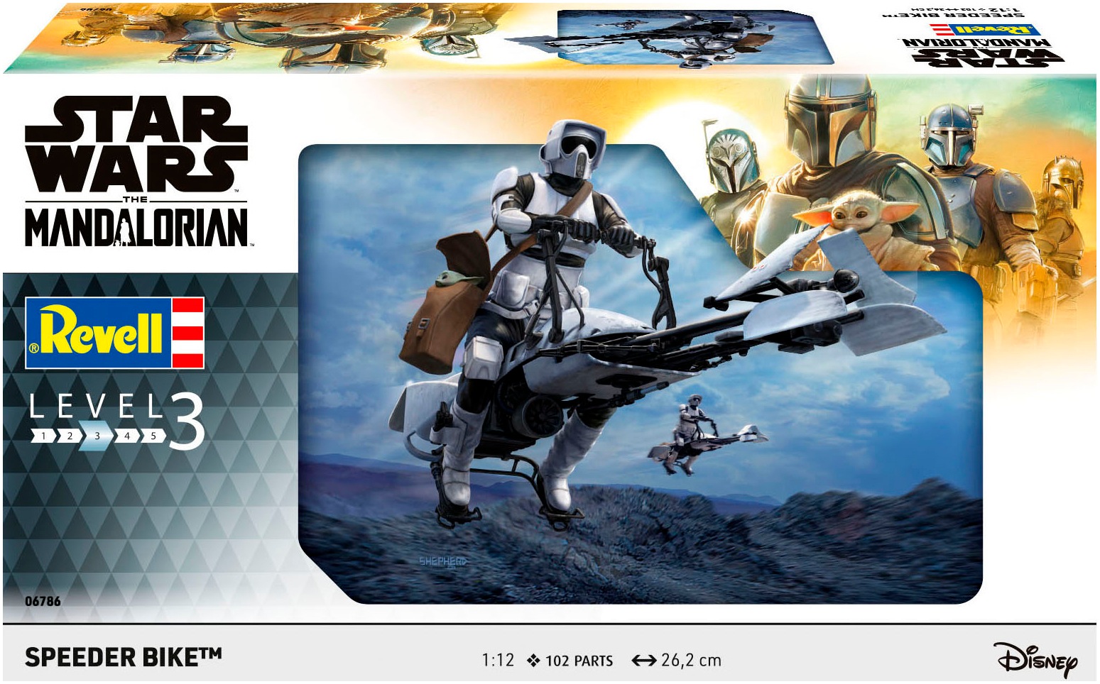 Revell® Modellbausatz »Speeder Bike™: The Mandalorian«, 1:12, Made in Europe