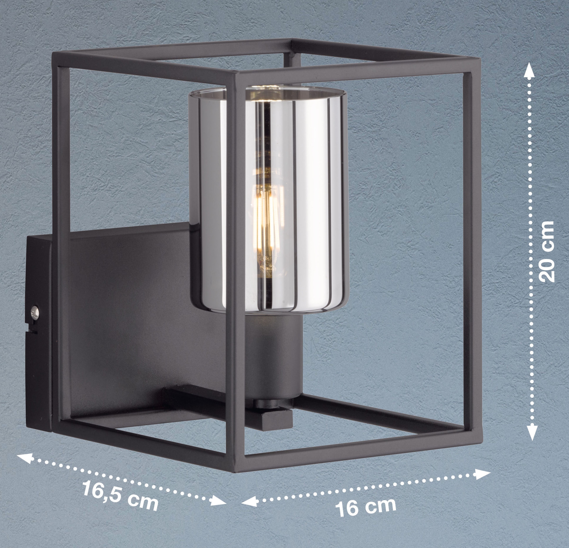 FISCHER & HONSEL Wandleuchte »Iska«, 1 flammig-flammig