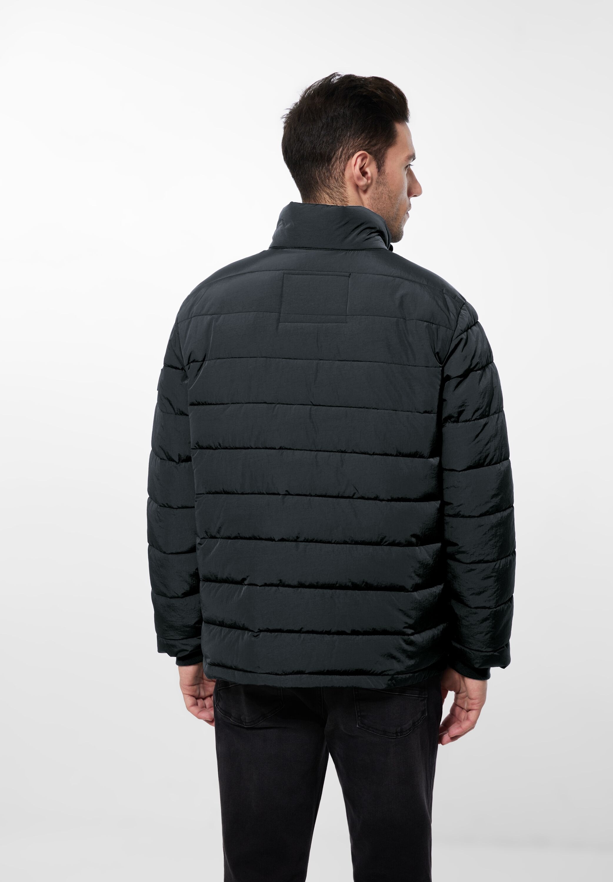 STREET ONE MEN Steppjacke, ohne Kapuze, mit Stehkragen