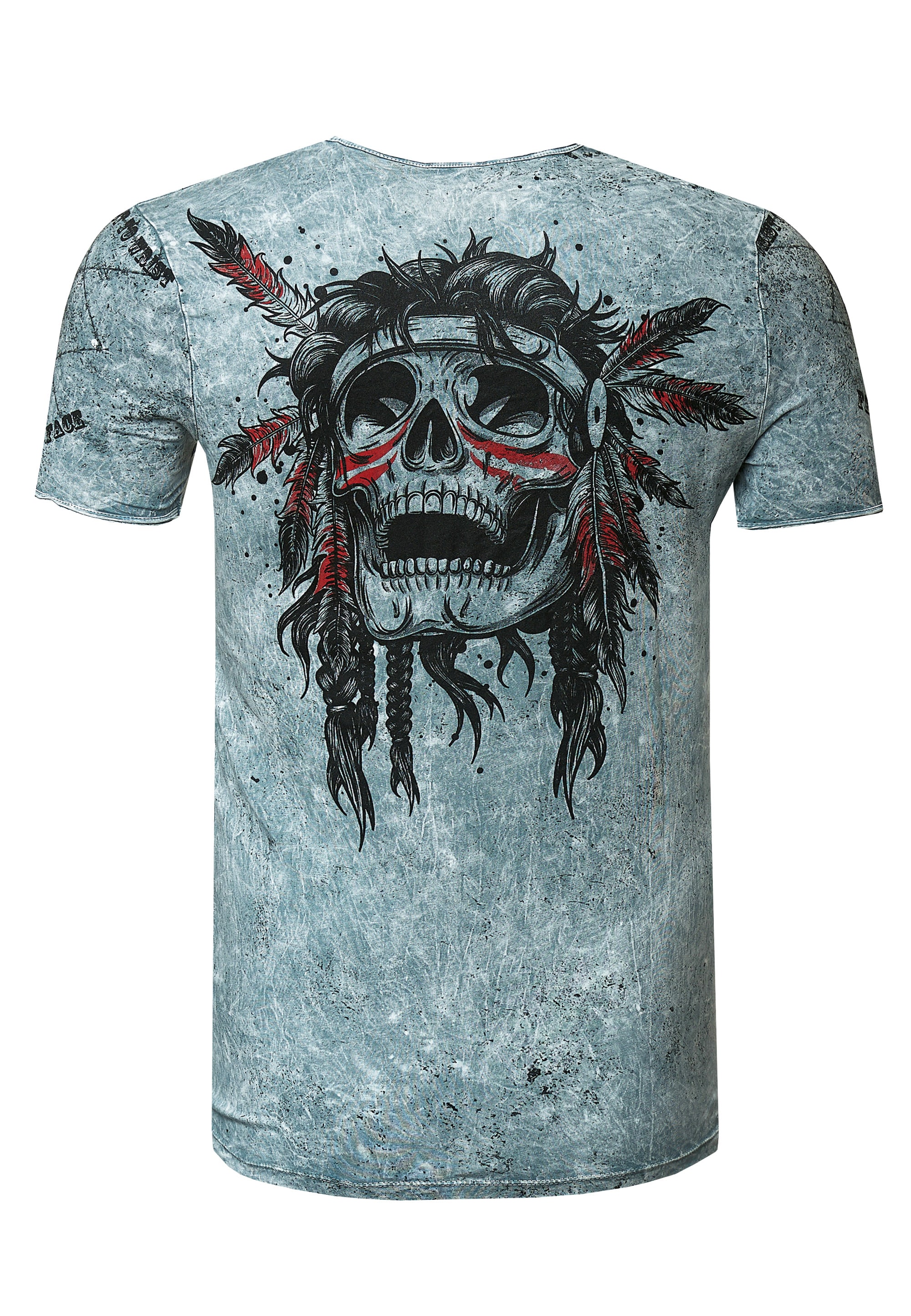 Rusty Neal T-Shirt mit verwaschenem Print TU8284