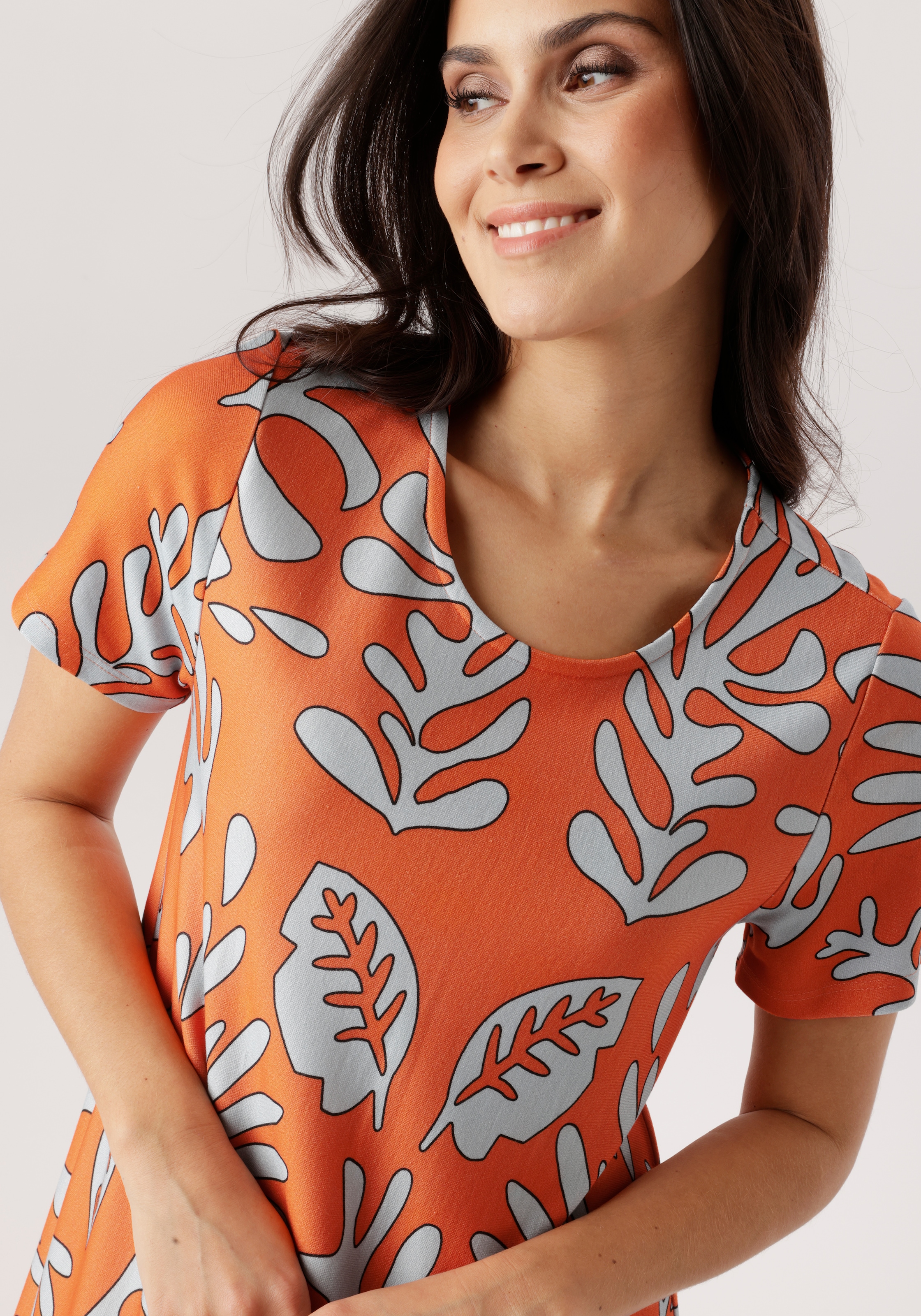 Aniston SELECTED Sommerkleid in leichter A-Linien-Form - NEUE KOLLEKTION