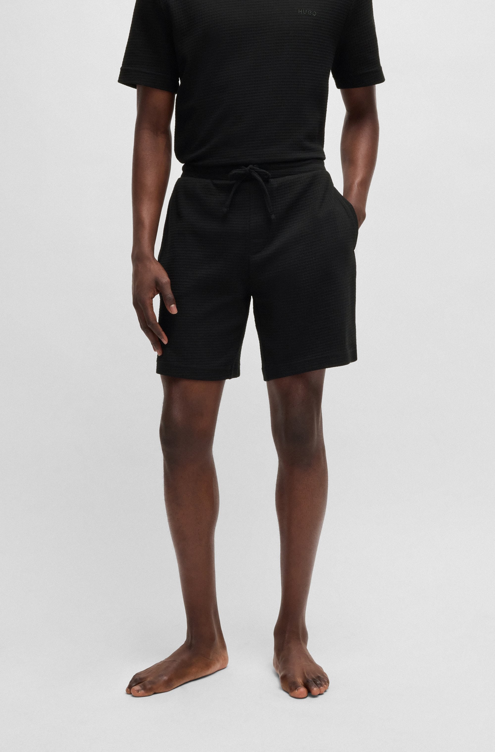 HUGO Underwear Pyjamashorts »Austin Short«, mit Tunnelzug