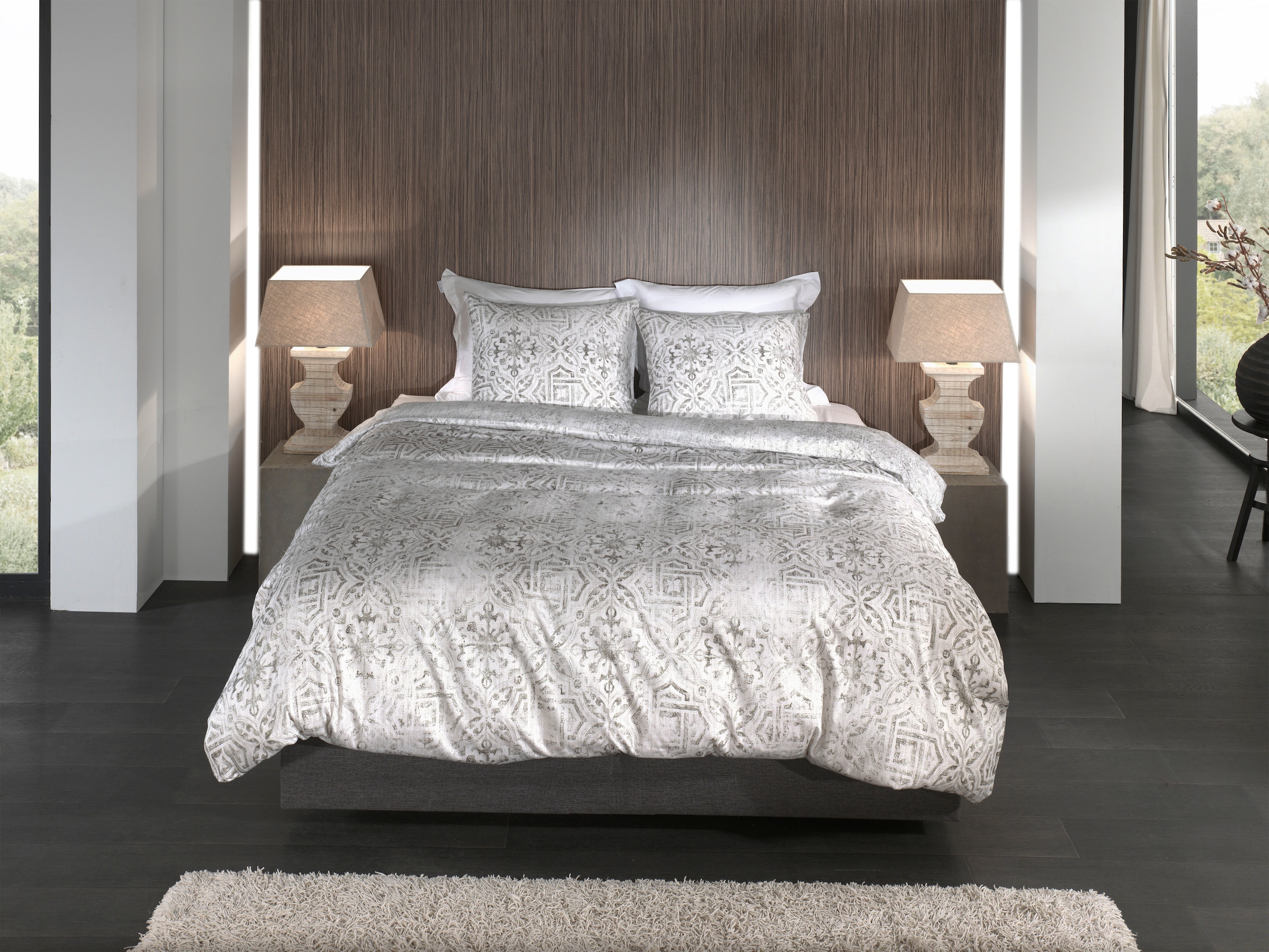 Heckett & Lane Wendebettwäsche "Emeralda" 2 Stk. tlg. gemustert, hochwertig günstig online kaufen