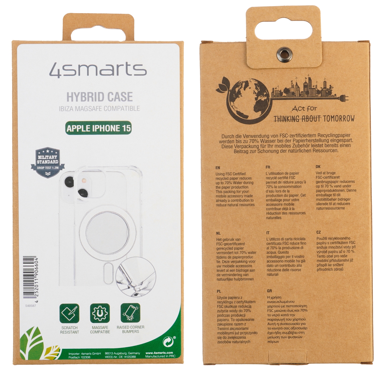 4smarts Backcover »Hybrid Case Ibiza«, Apple iPhone 15, für iPhone 15